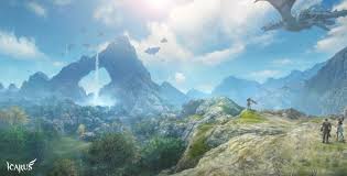 イカロスオンラインのゲーム画面