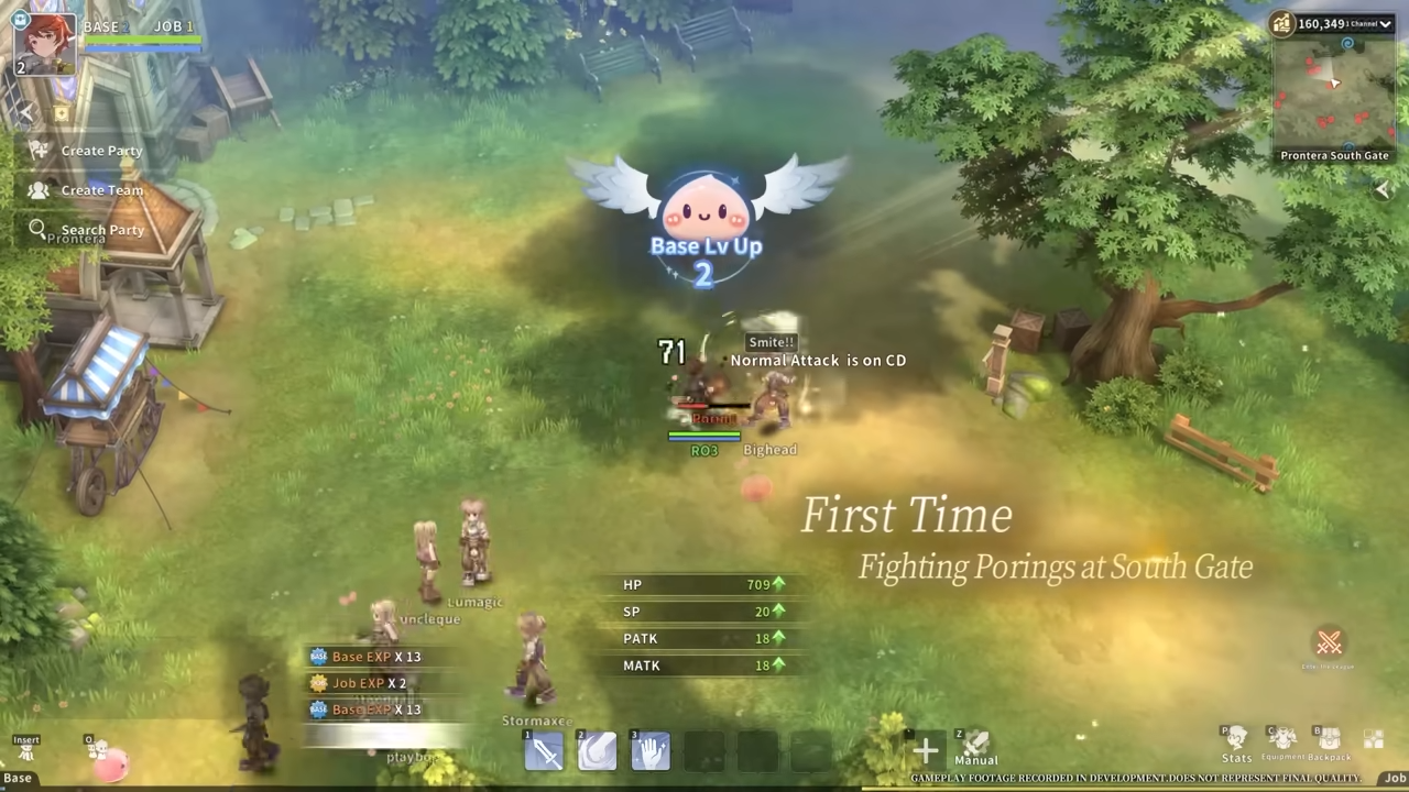 ラグナロクオンライン3 ゲーム画面