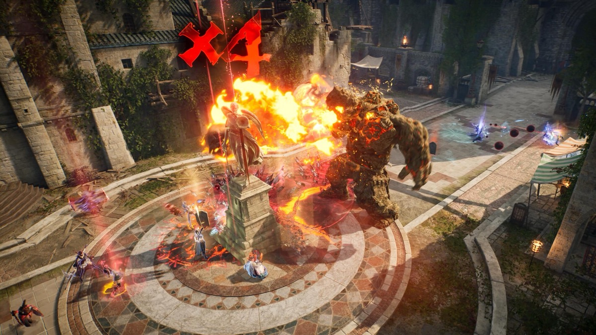 Throne and Liberty 戦闘スクリーンショット