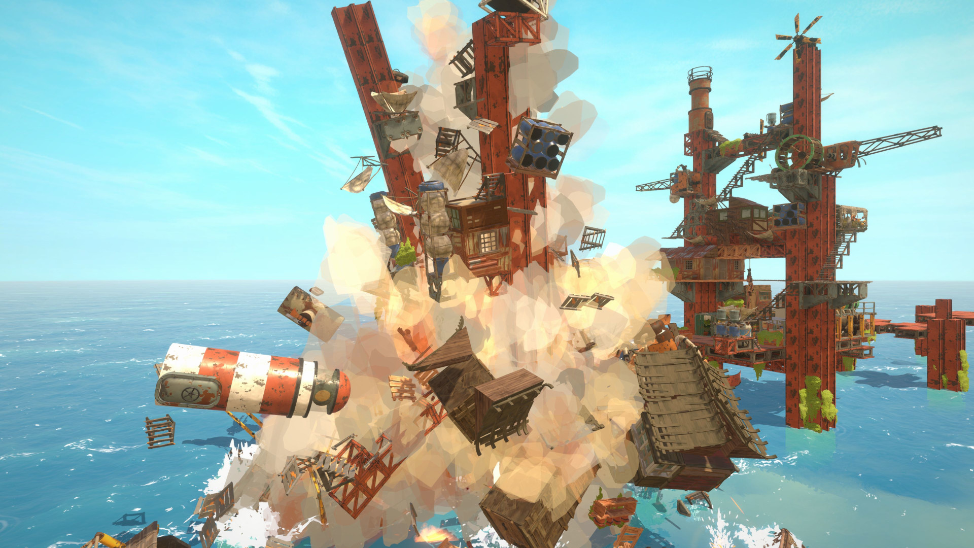 崩壊都市 派閥管理システムの画面