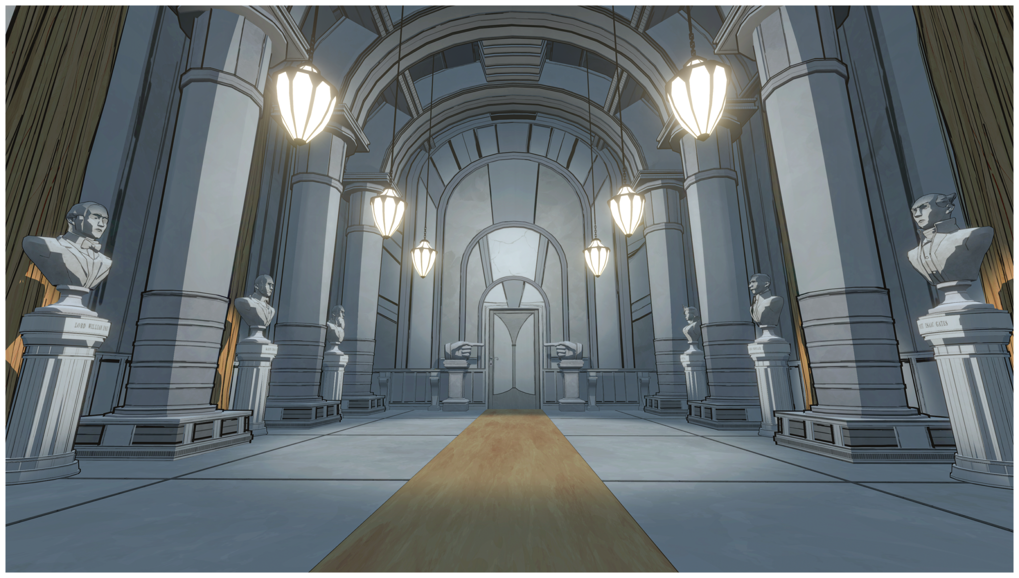 Blue Prince - 一人称視点で屋敷の謎に向き合う探索シーン