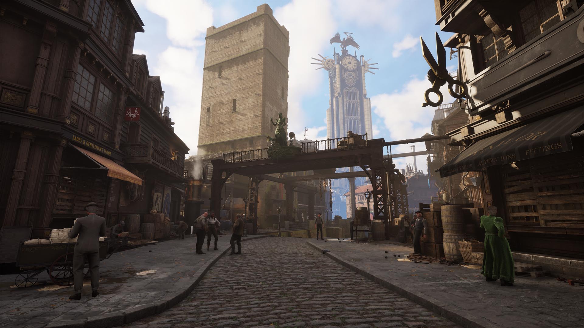 Clockwork Revolutionのアヴァロン都市と建築デザイン