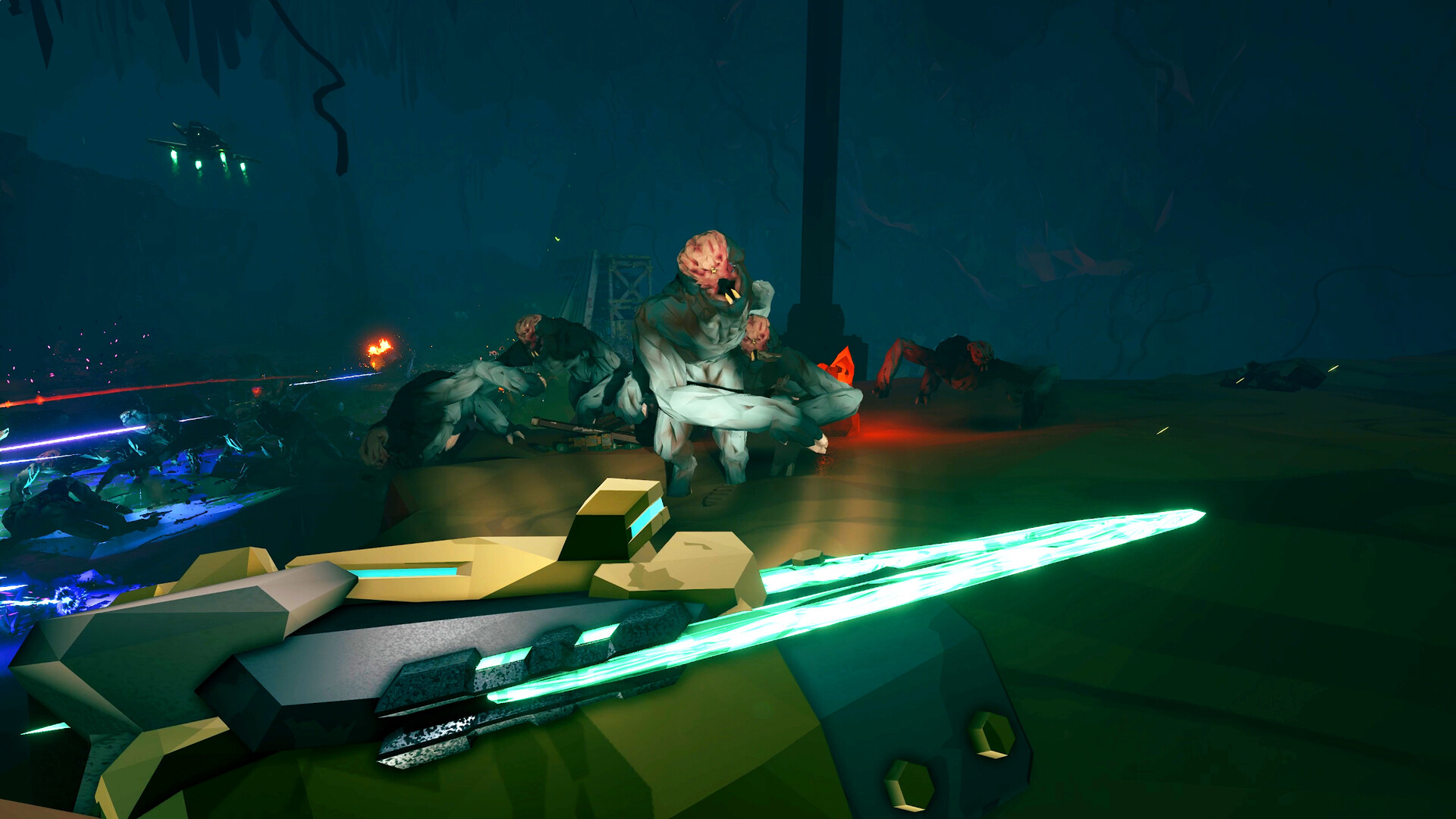 Deep Rock Galactic: Rogue Core 戦闘シーン