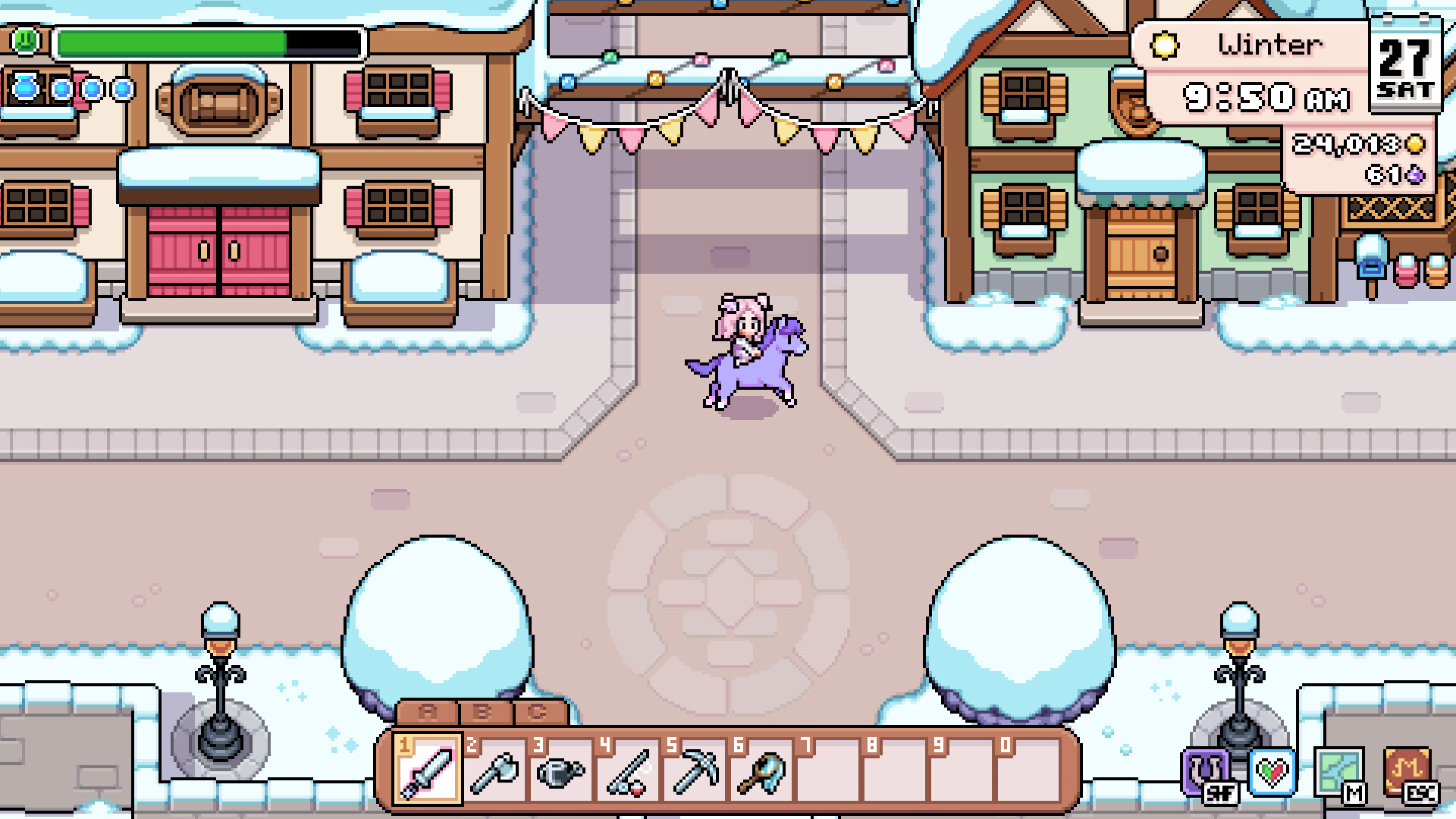 独自のアニメ調ビジュアル。季節によって衣装が変わる細かい作り込み