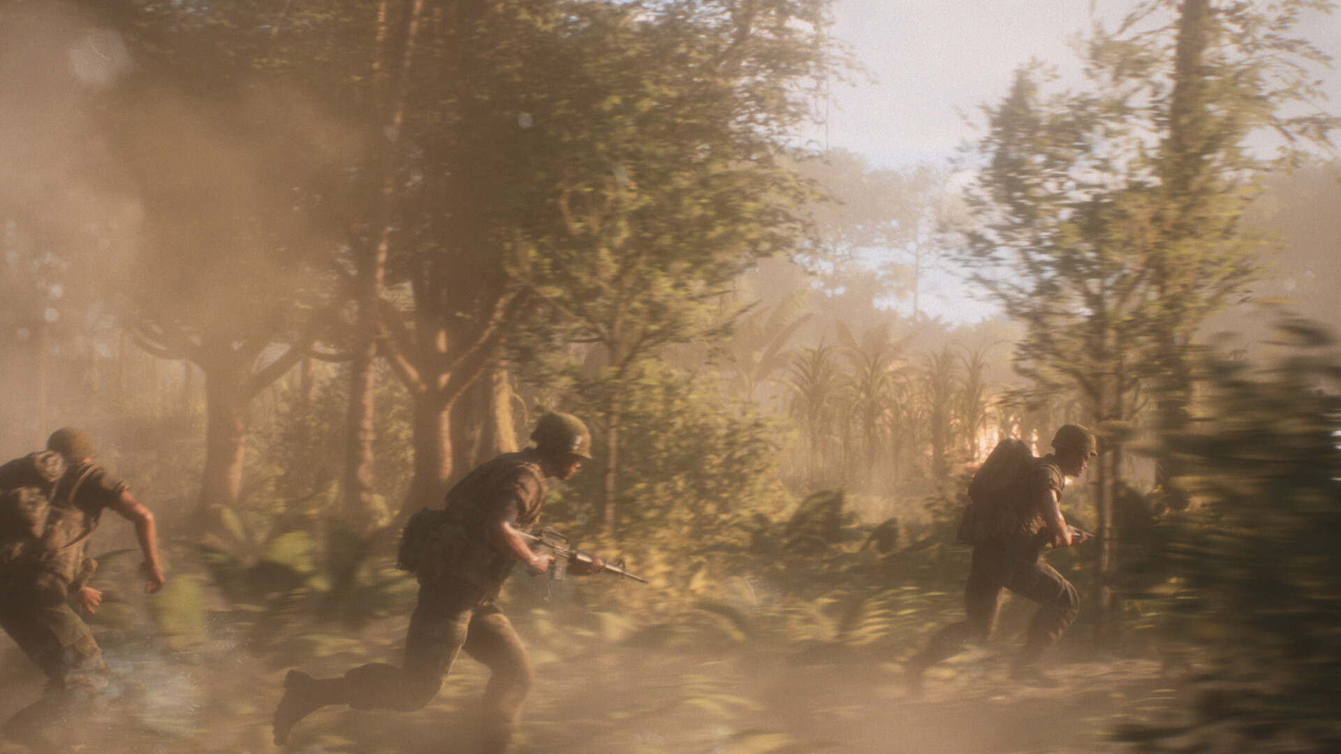 Hell Let Loose: Vietnamのゲームプレイ画面。50対50の大規模マルチプレイヤー戦闘