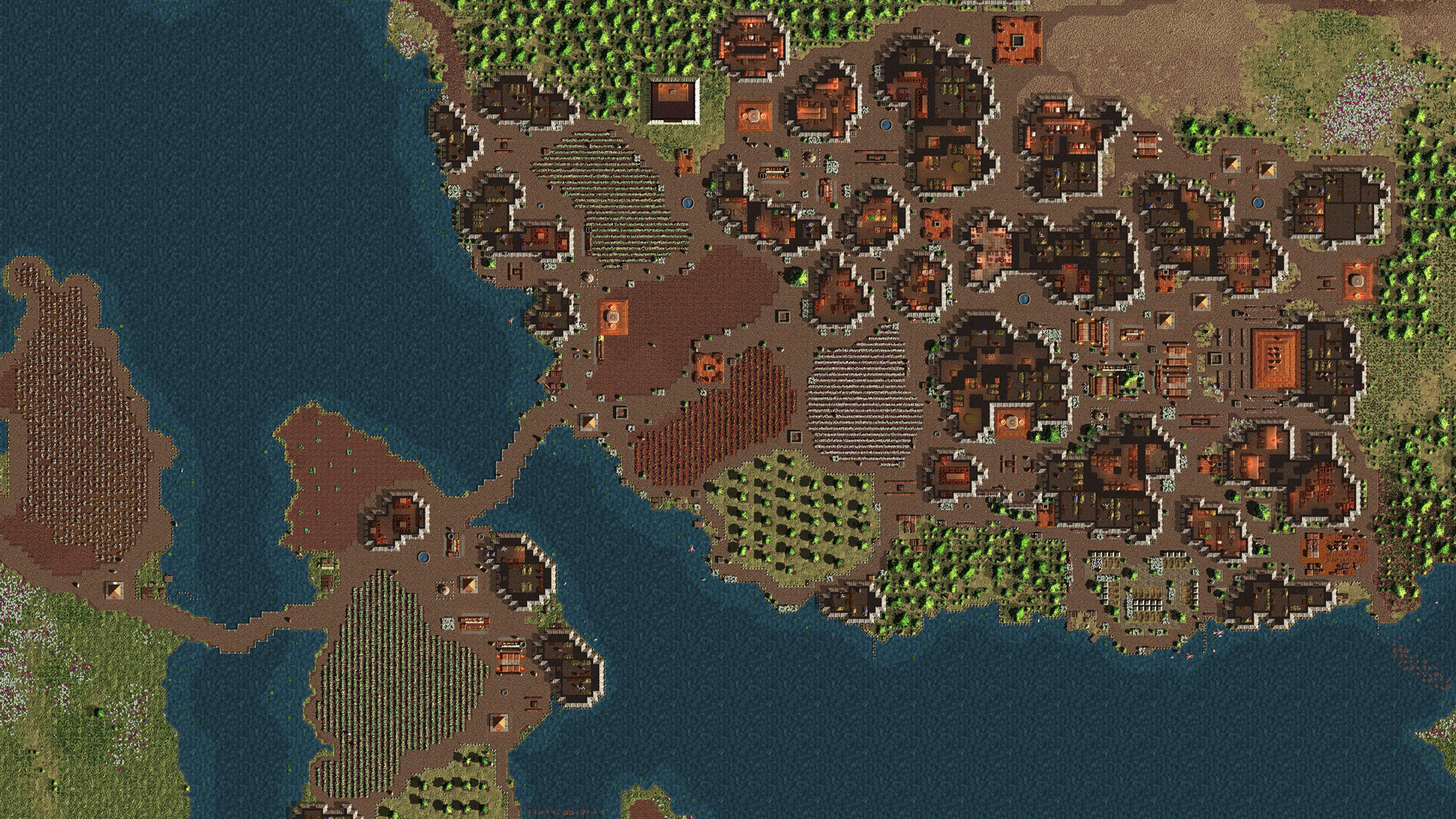 Songs of Syx 8種族が共存する都市