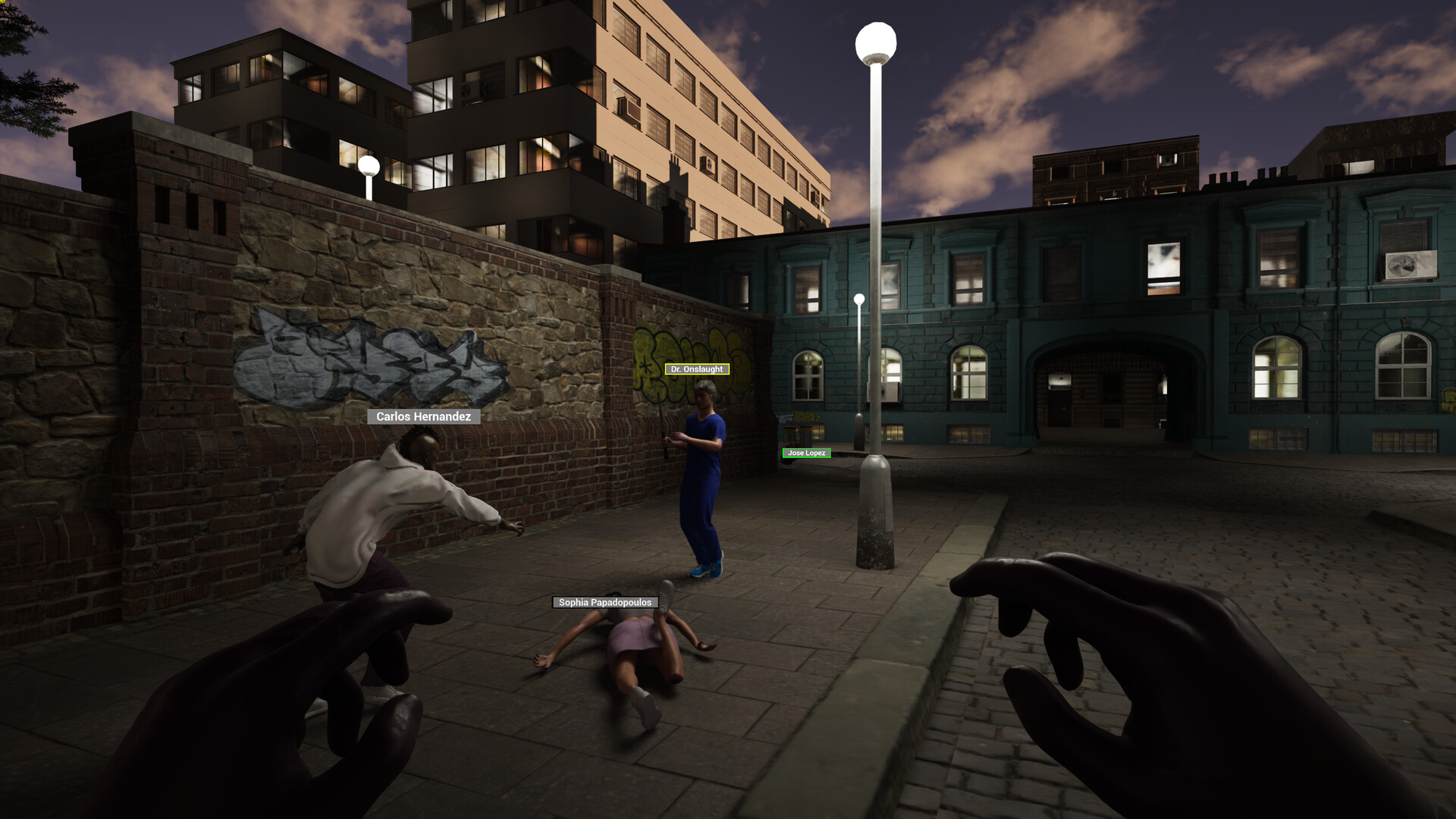 CURE A Hospital Simulator 協力プレイの様子