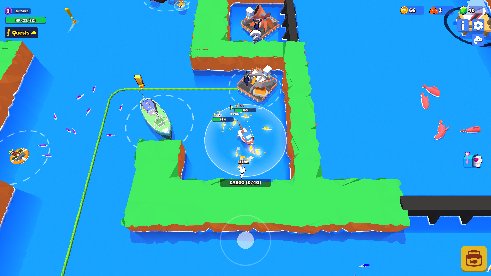 Fish Idle 2: Underwater Mystery アドベンチャー スクリーンショット4