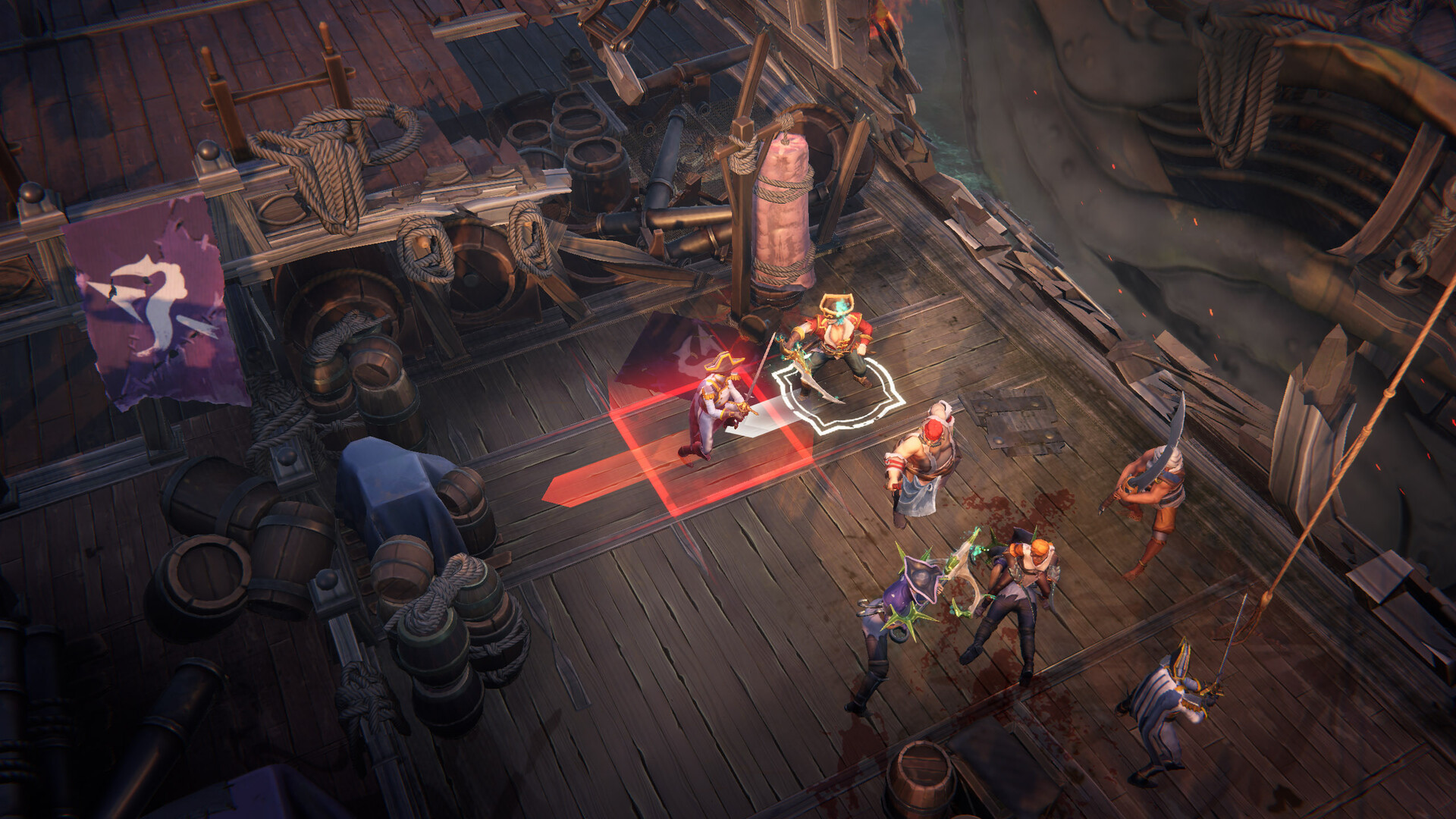 Rogue Waters 戦闘後の報酬選択シーン ローグライトのアップグレード