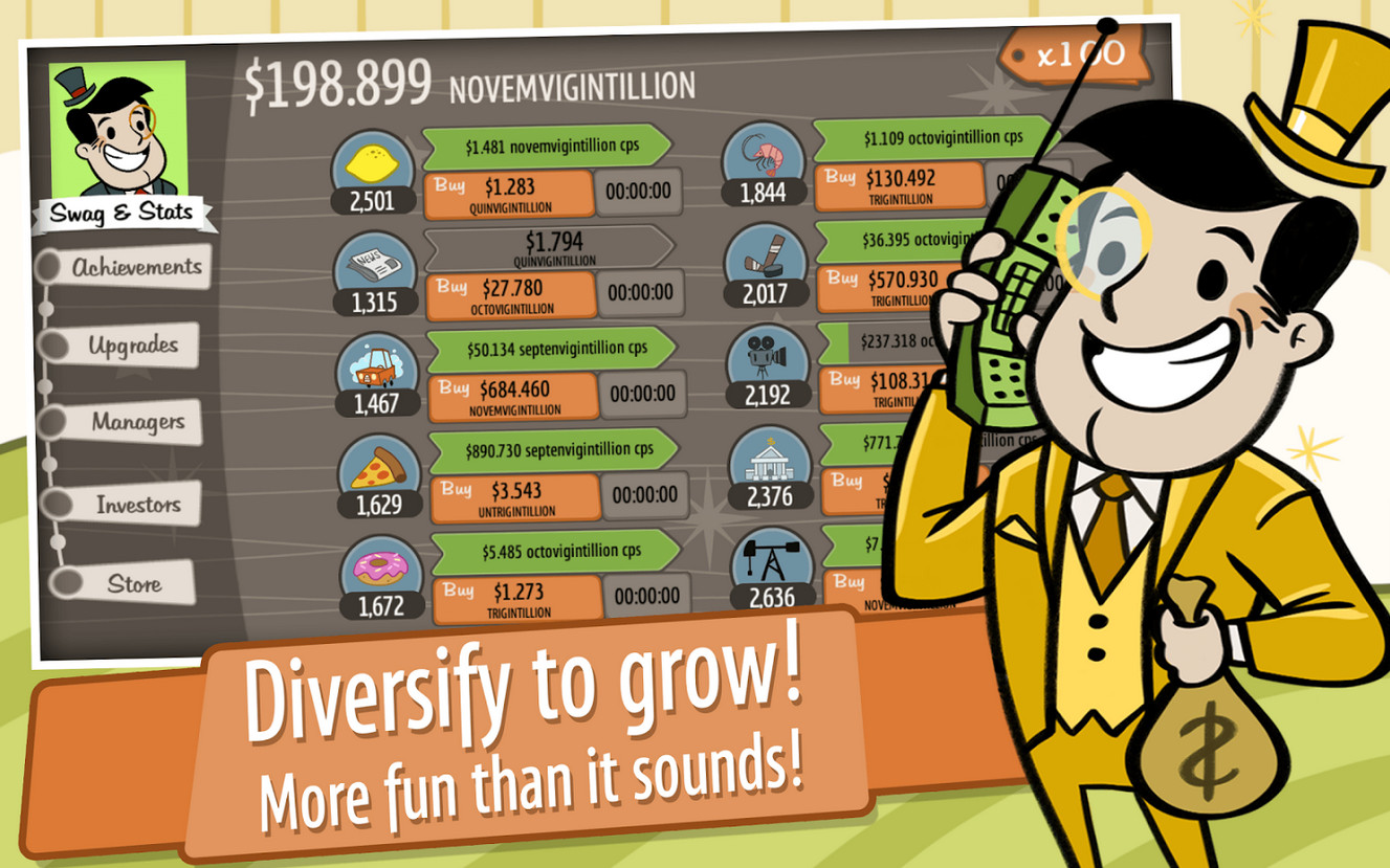 AdVenture Capitalist アドベンチャー スクリーンショット2