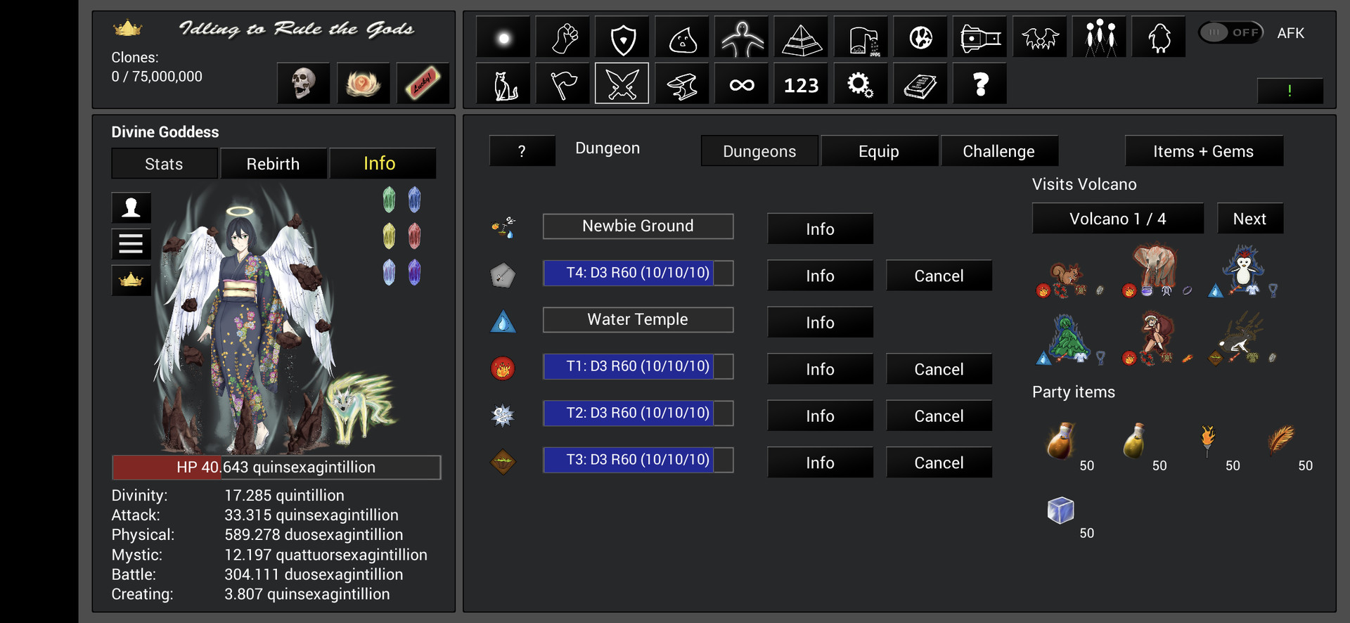 Idling to Rule the Gods その他RPG スクリーンショット6
