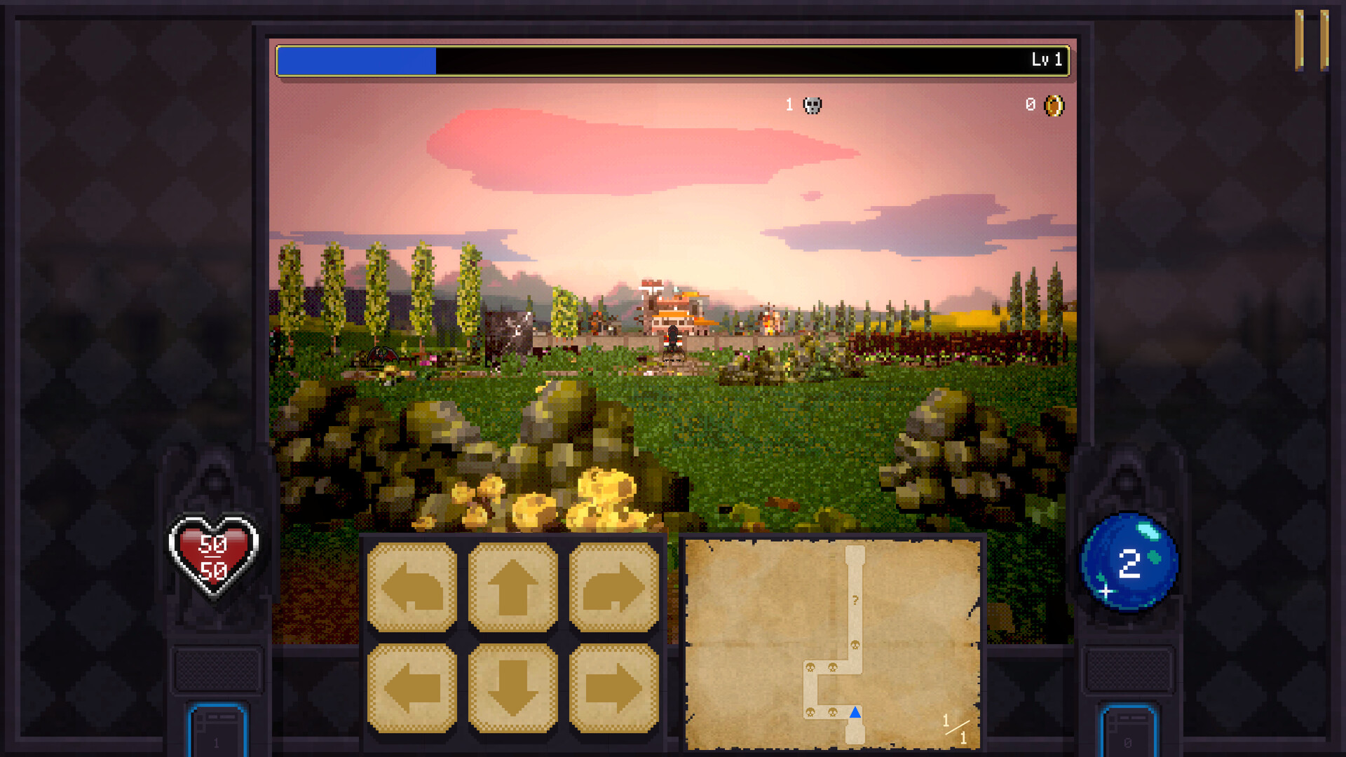 Vampire Crawlers ゲーム画面