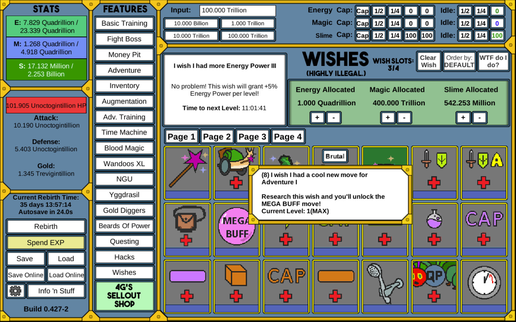 NGU IDLE その他RPG スクリーンショット3