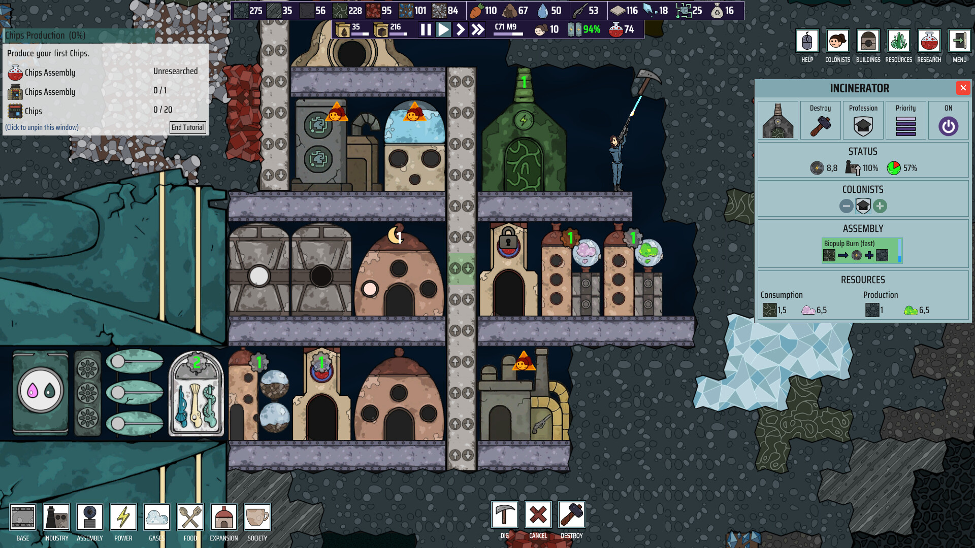 ExoColony: Planet Survival 世代交代システム