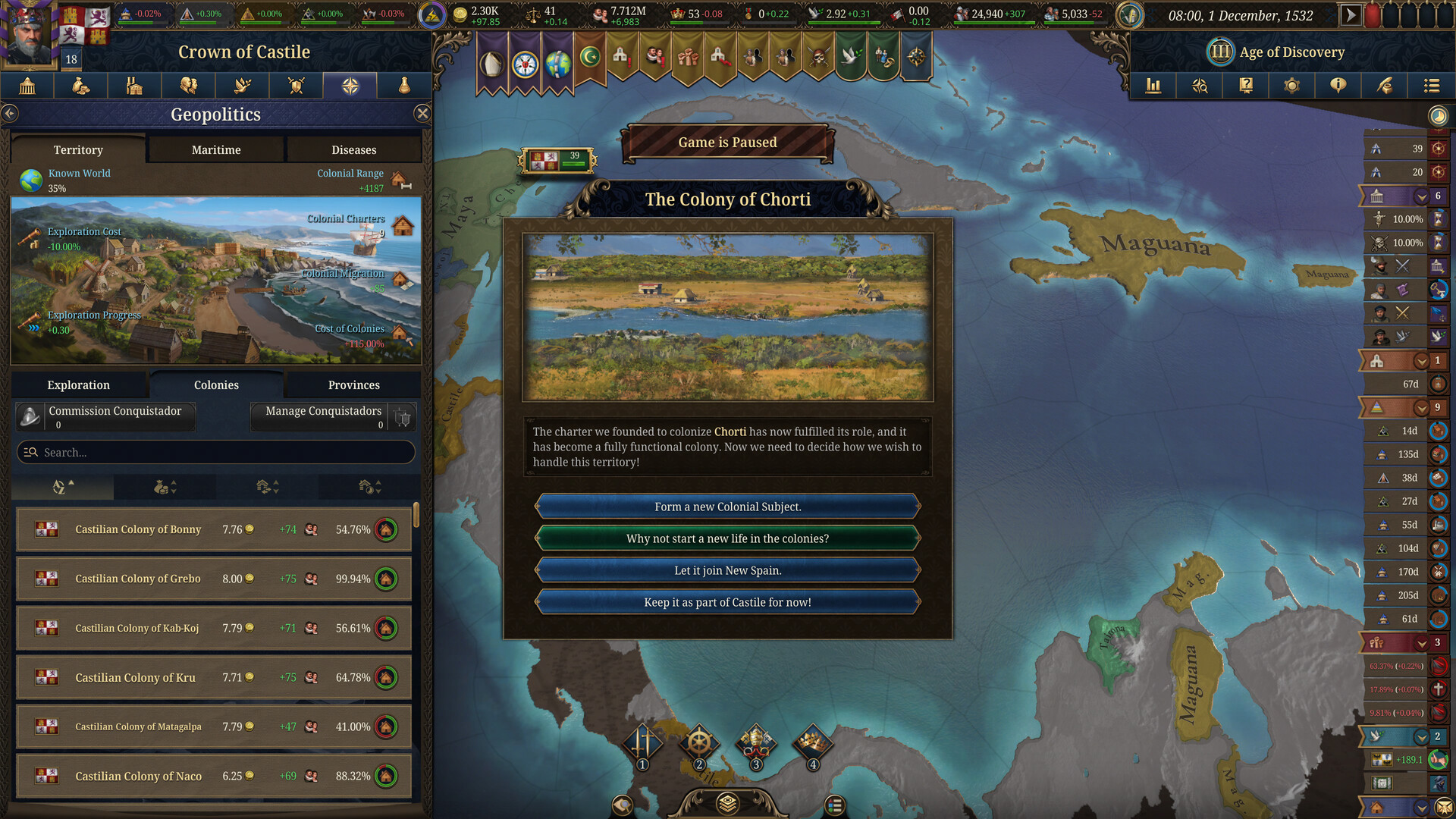 Europa Universalis V ストラテジー スクリーンショット5