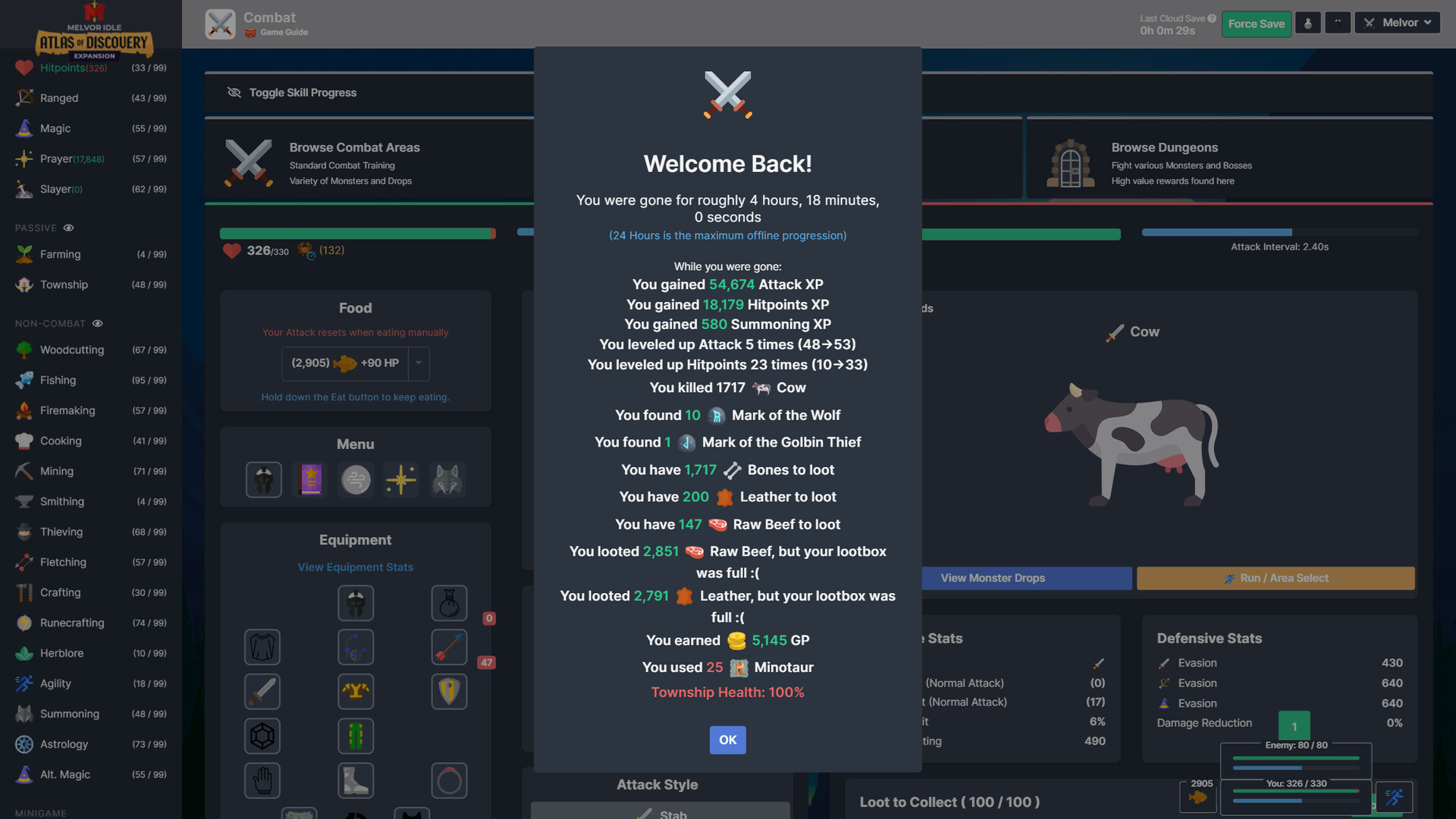 Melvor Idle その他RPG スクリーンショット3