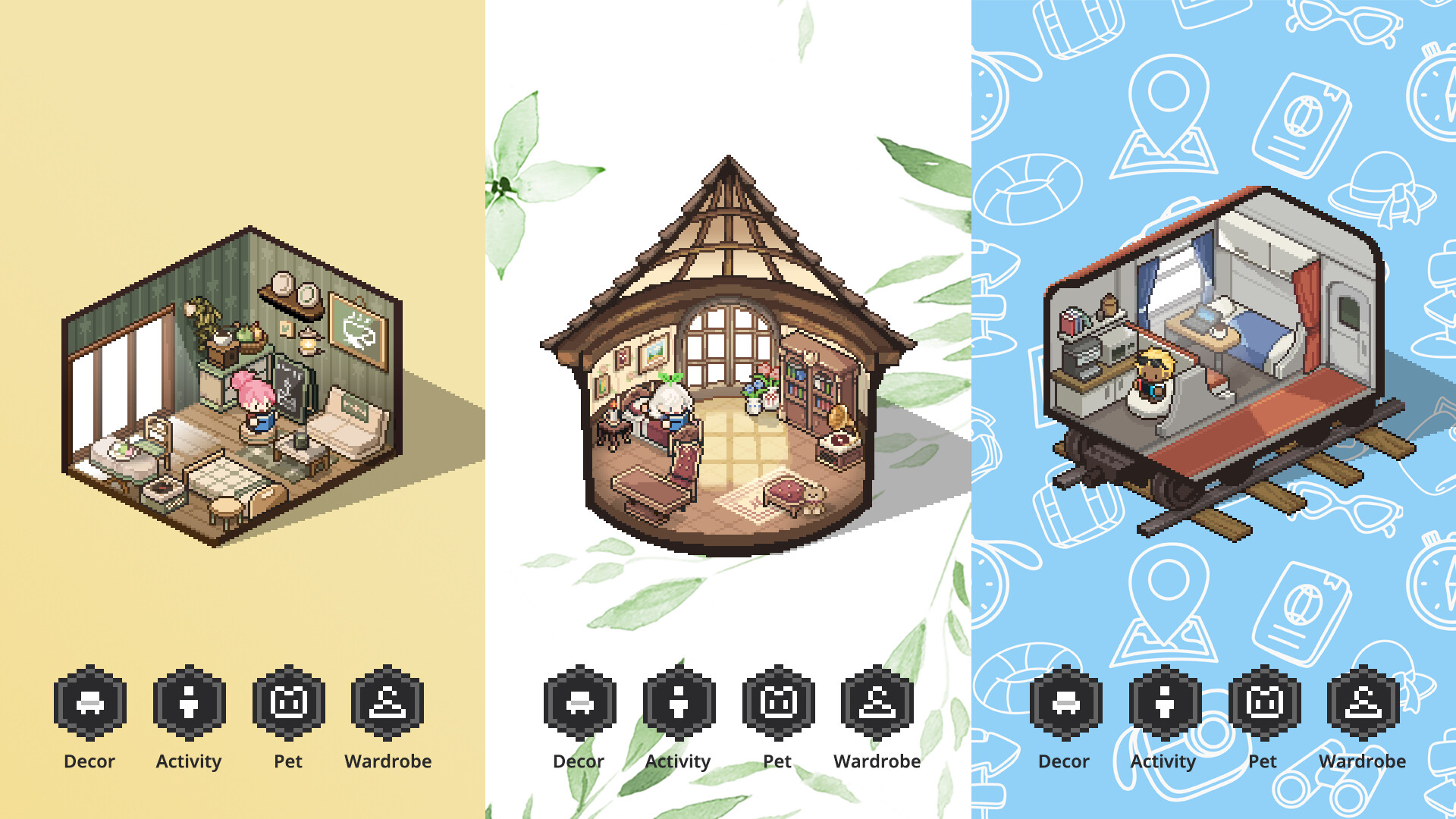 Mini Cozy Room: Lo-Fi ストラテジー スクリーンショット1