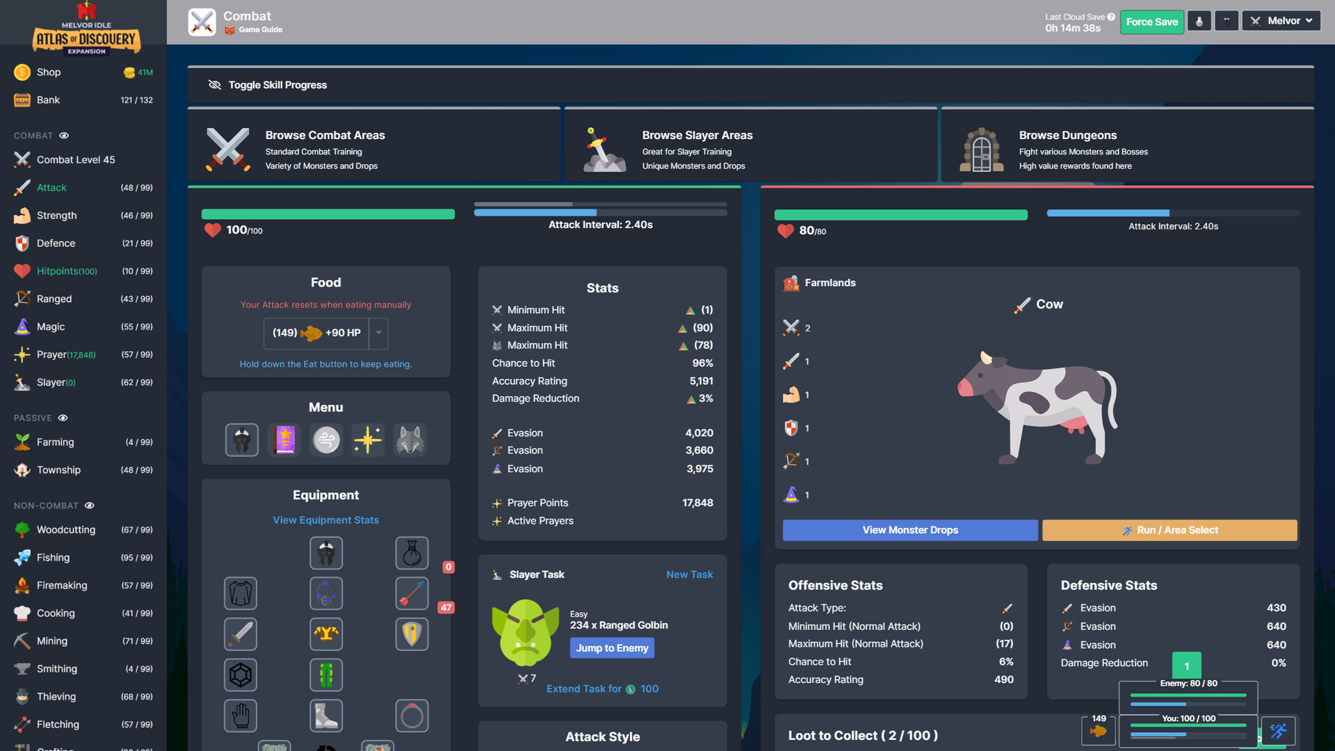 Melvor Idle その他RPG スクリーンショット2