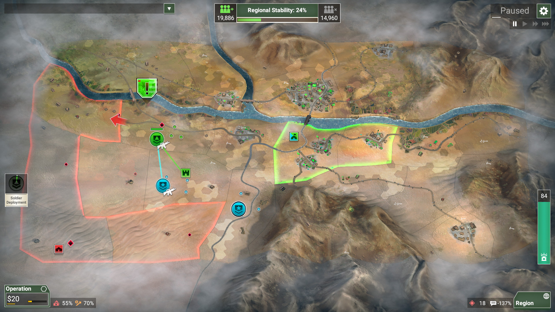 Rebel Inc: Escalation その他RPG スクリーンショット5