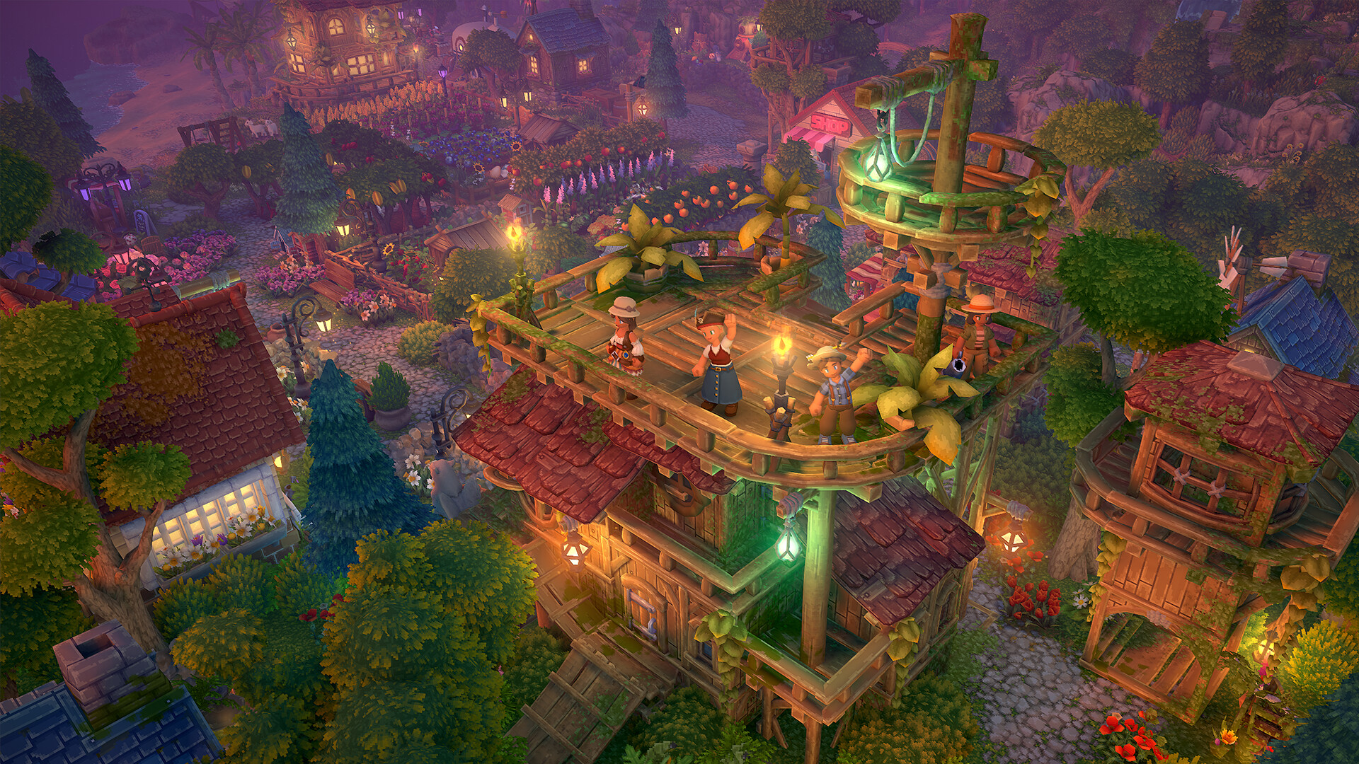 Luma Island ジャングルバイオームの濃密な植生と探索