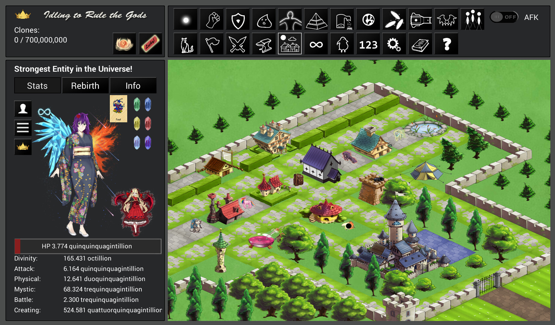 Idling to Rule the Gods その他RPG スクリーンショット4