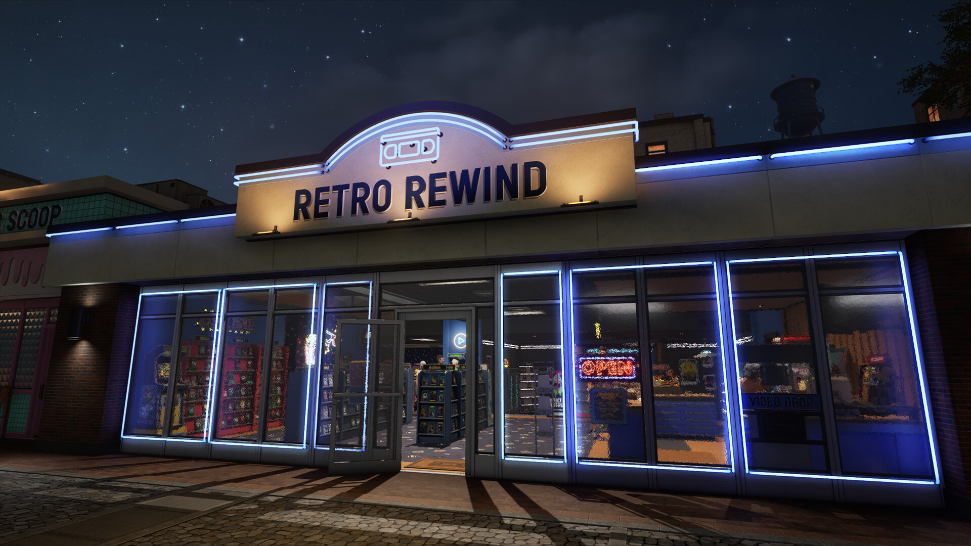 Retro Rewind - Video Store Simulator パーティーゲーム スクリーンショット1