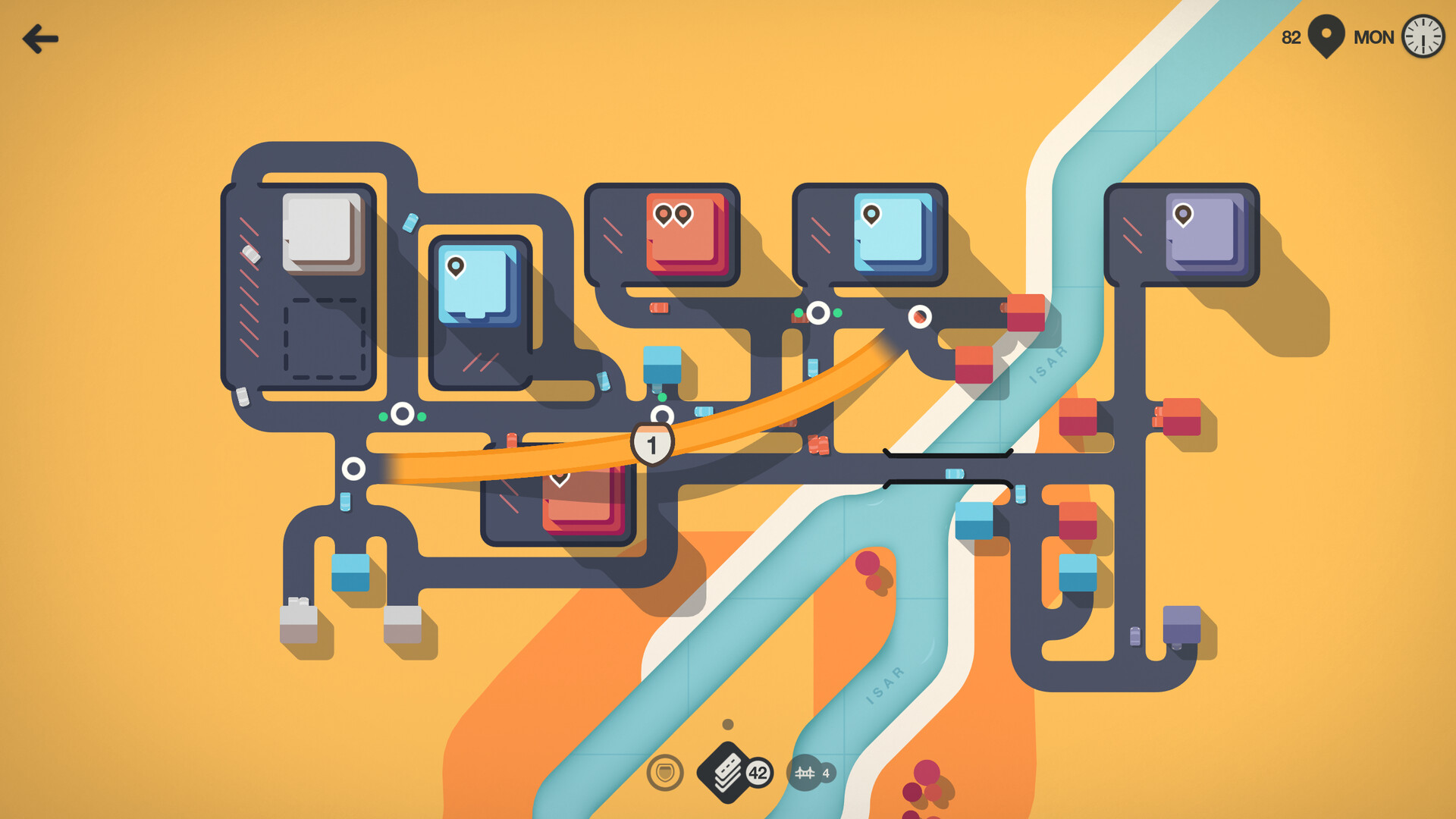 Mini Motorways ストラテジー スクリーンショット1