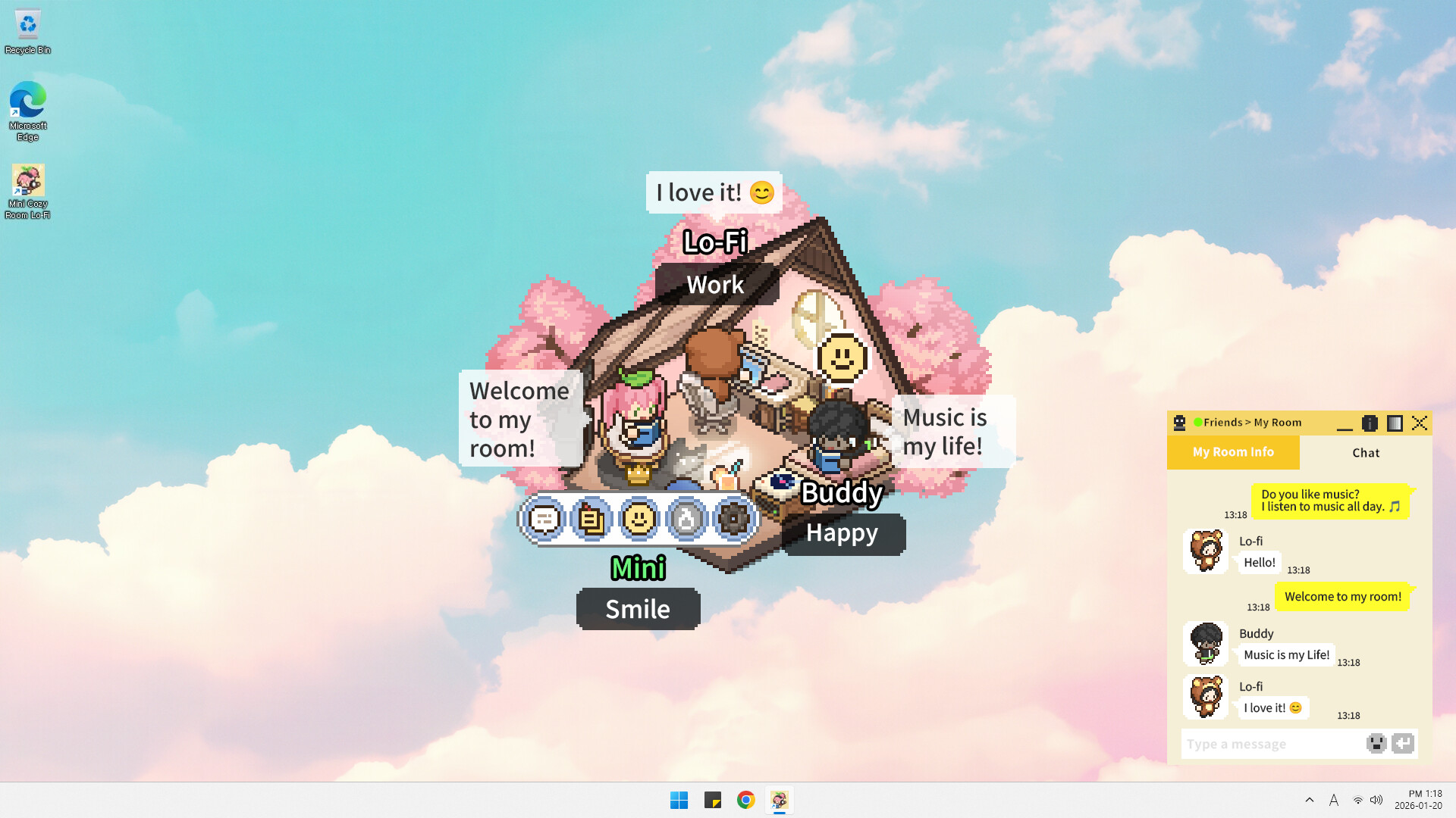 Mini Cozy Room: Lo-Fi ストラテジー スクリーンショット6