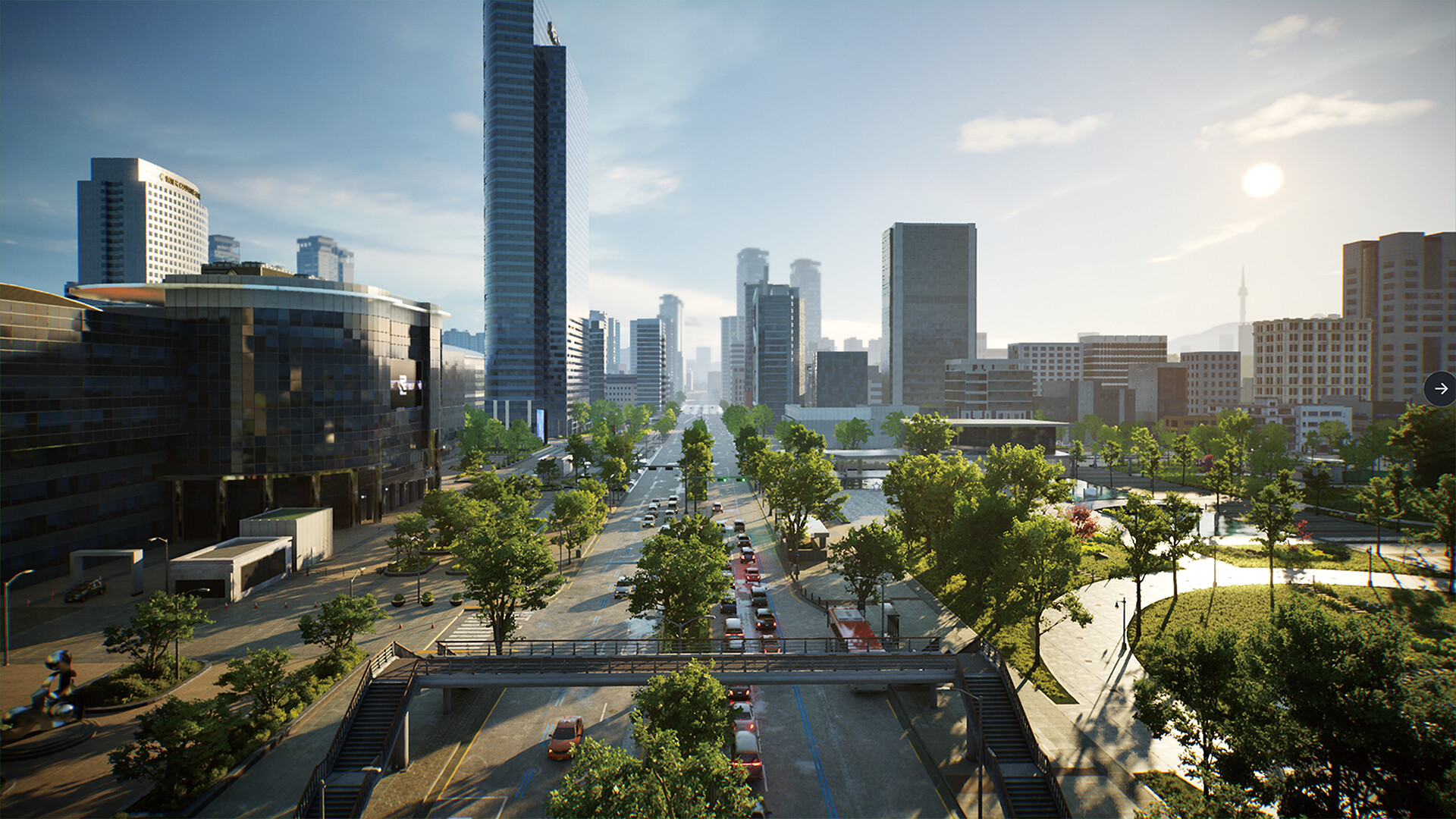 inZOI オープンワールドの都市風景