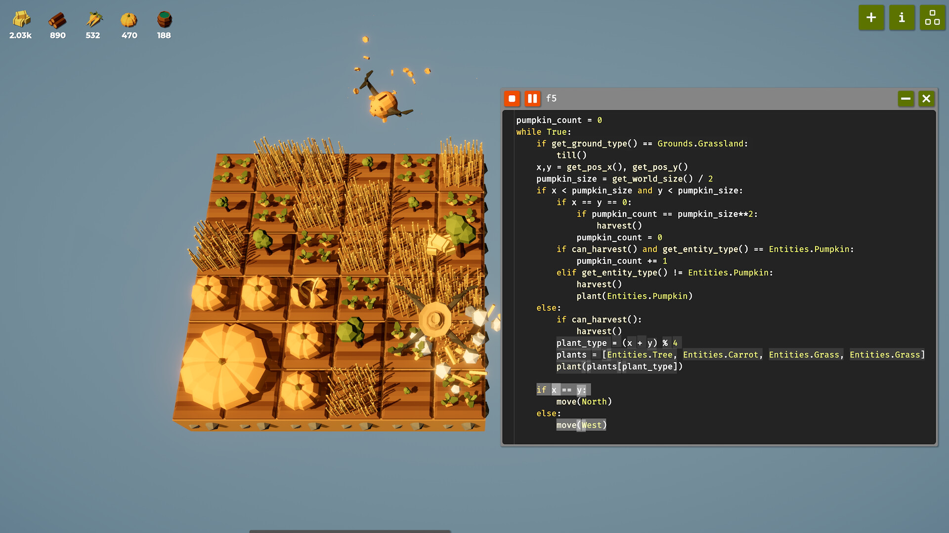 The Farmer Was Replaced アドベンチャー スクリーンショット7