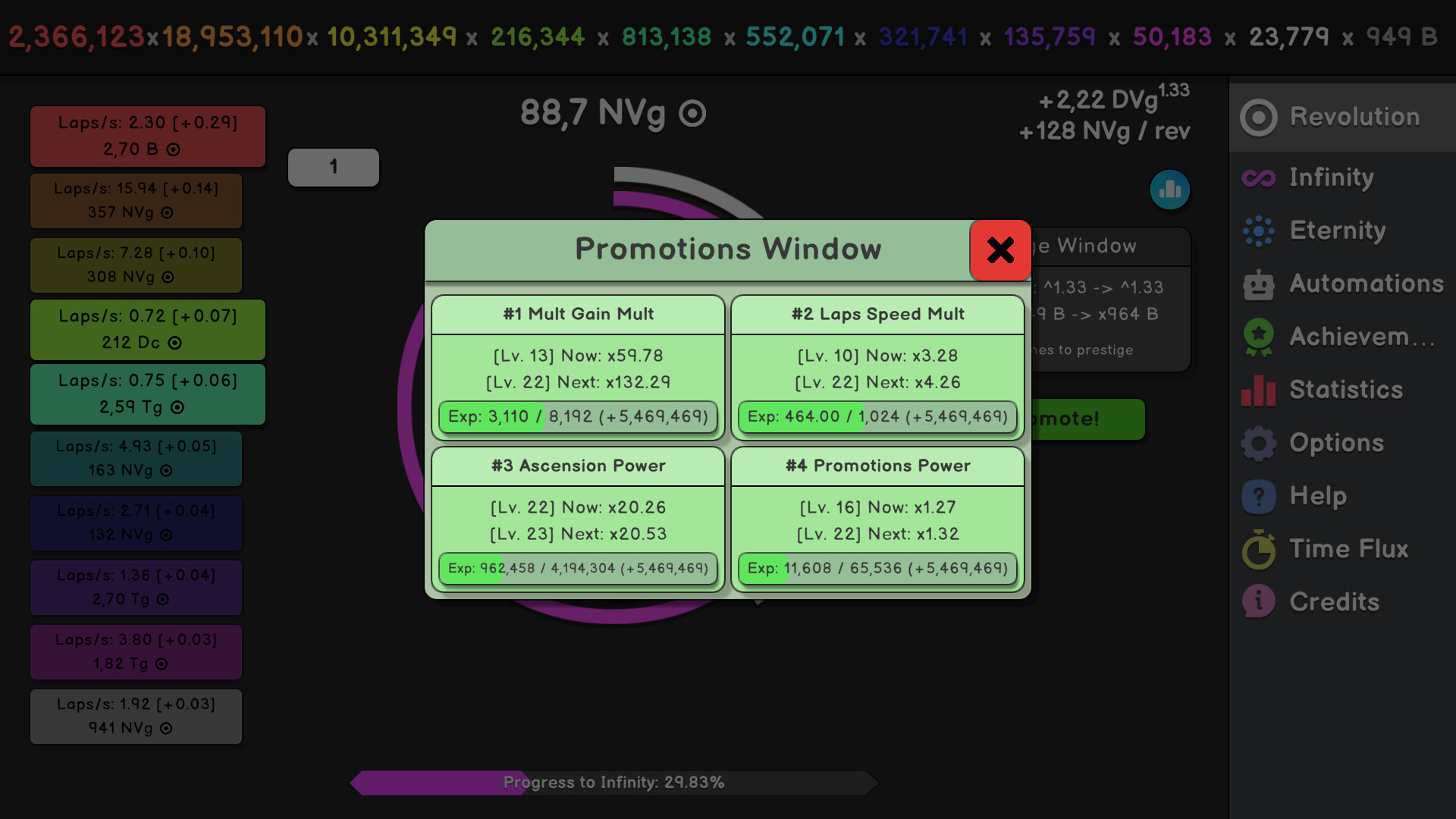 Revolution Idle パーティーゲーム スクリーンショット2