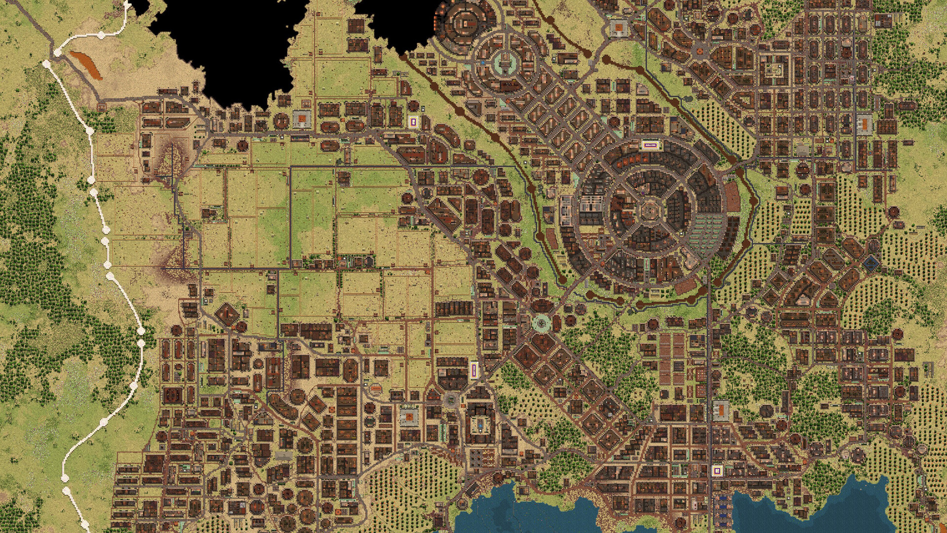 Songs of Syx 市民満足度と人口管理