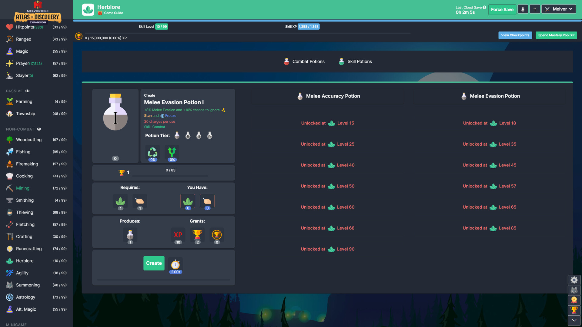 Melvor Idle その他RPG スクリーンショット5
