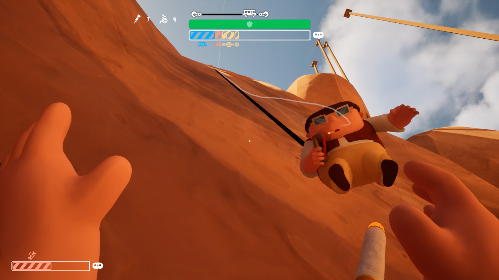 RV There Yet? 物理演算で予測不能な事態が起きるシーン