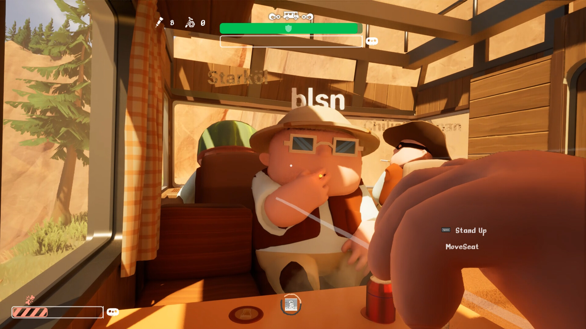 RV There Yet? ウィンチで障害物を突破するシーン