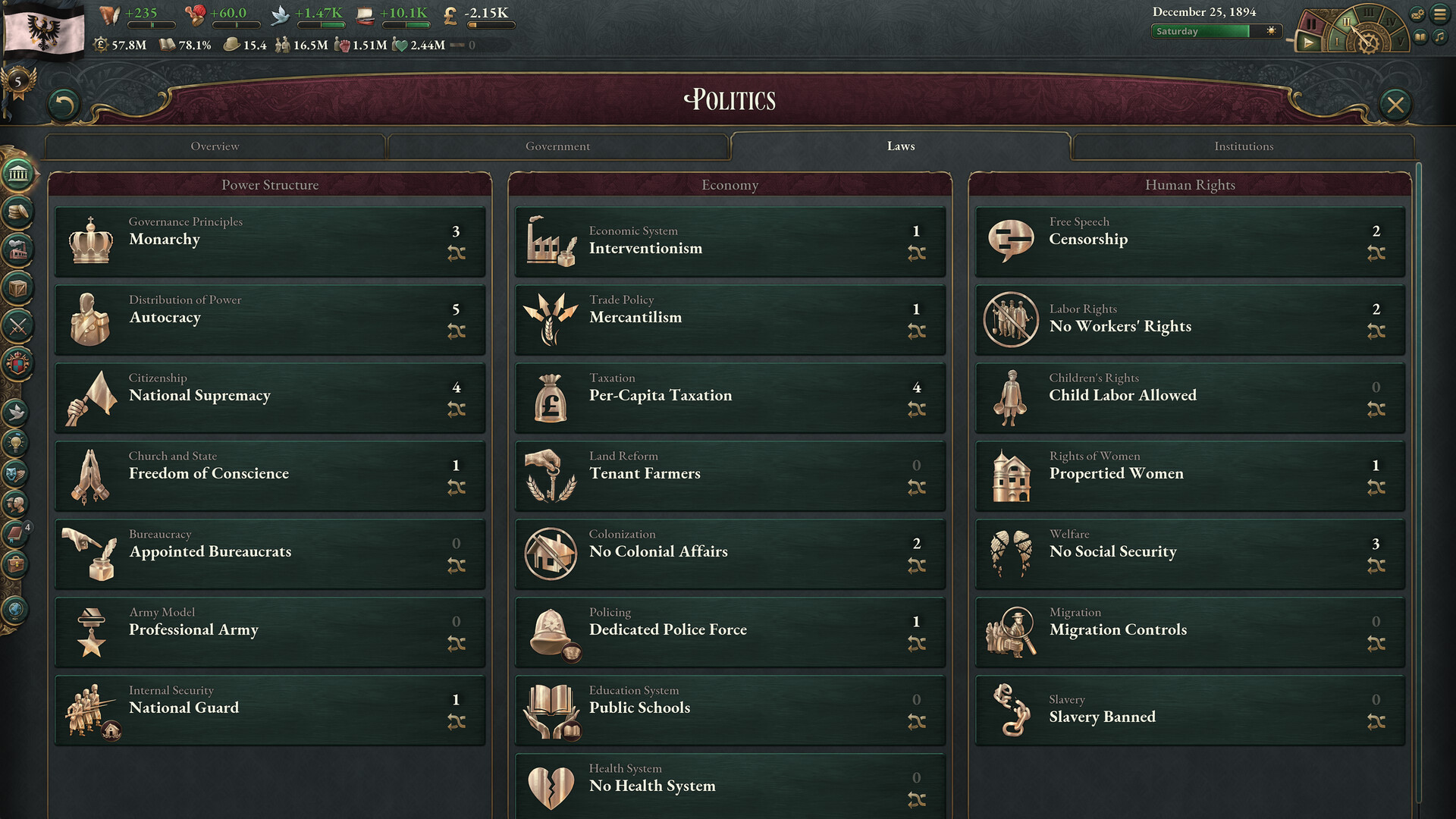 Victoria 3 サンドボックス・クラフト スクリーンショット5