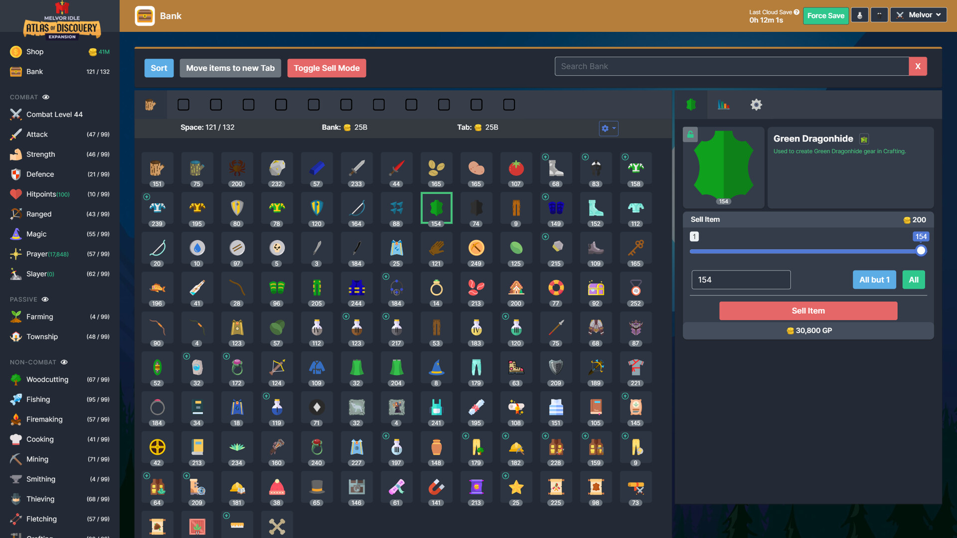 Melvor Idle その他RPG スクリーンショット1