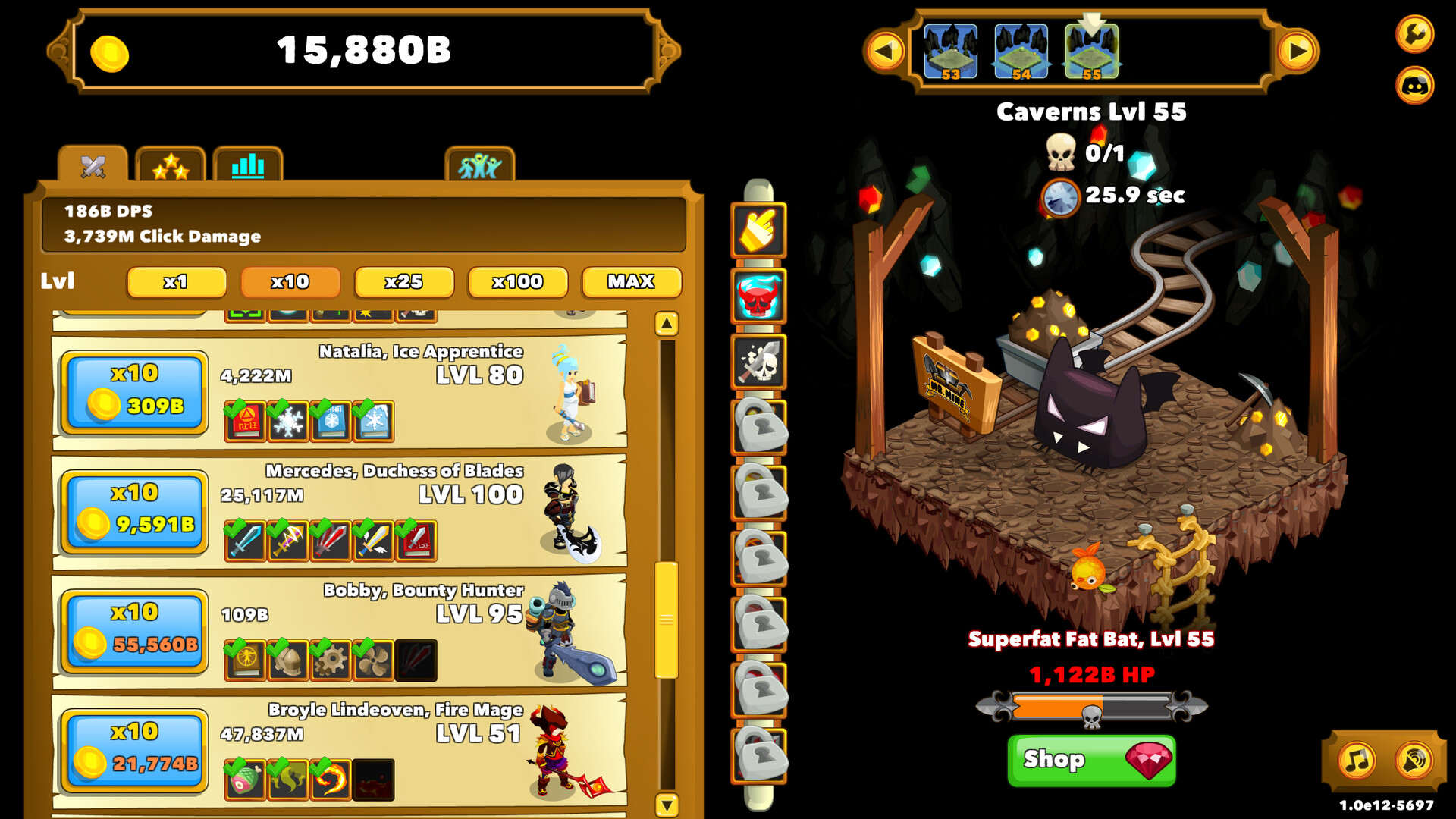 Clicker Heroes その他RPG スクリーンショット1