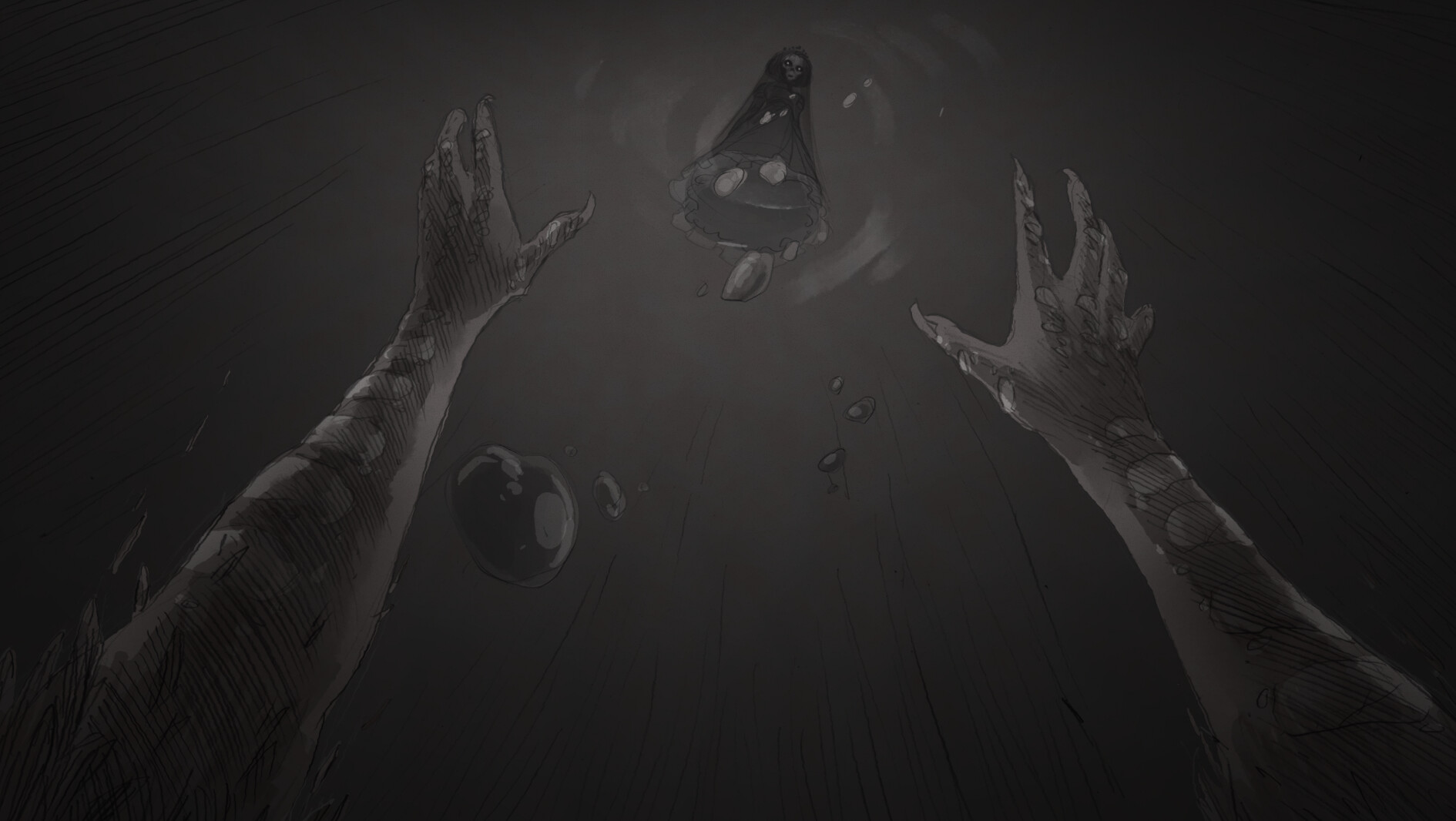 Slay the Princess ボイス演技のシーン