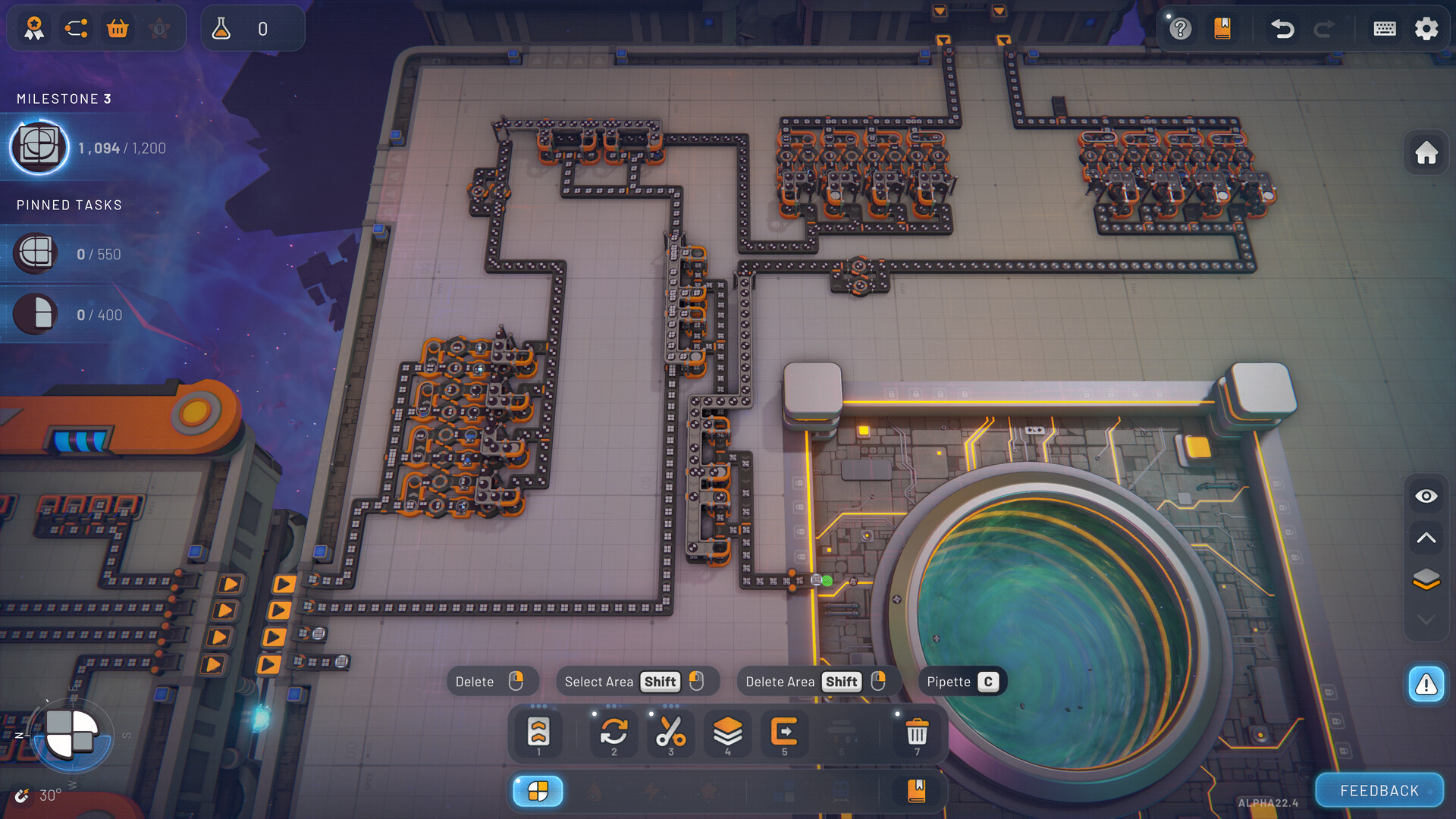 shapez 2 大規模工場