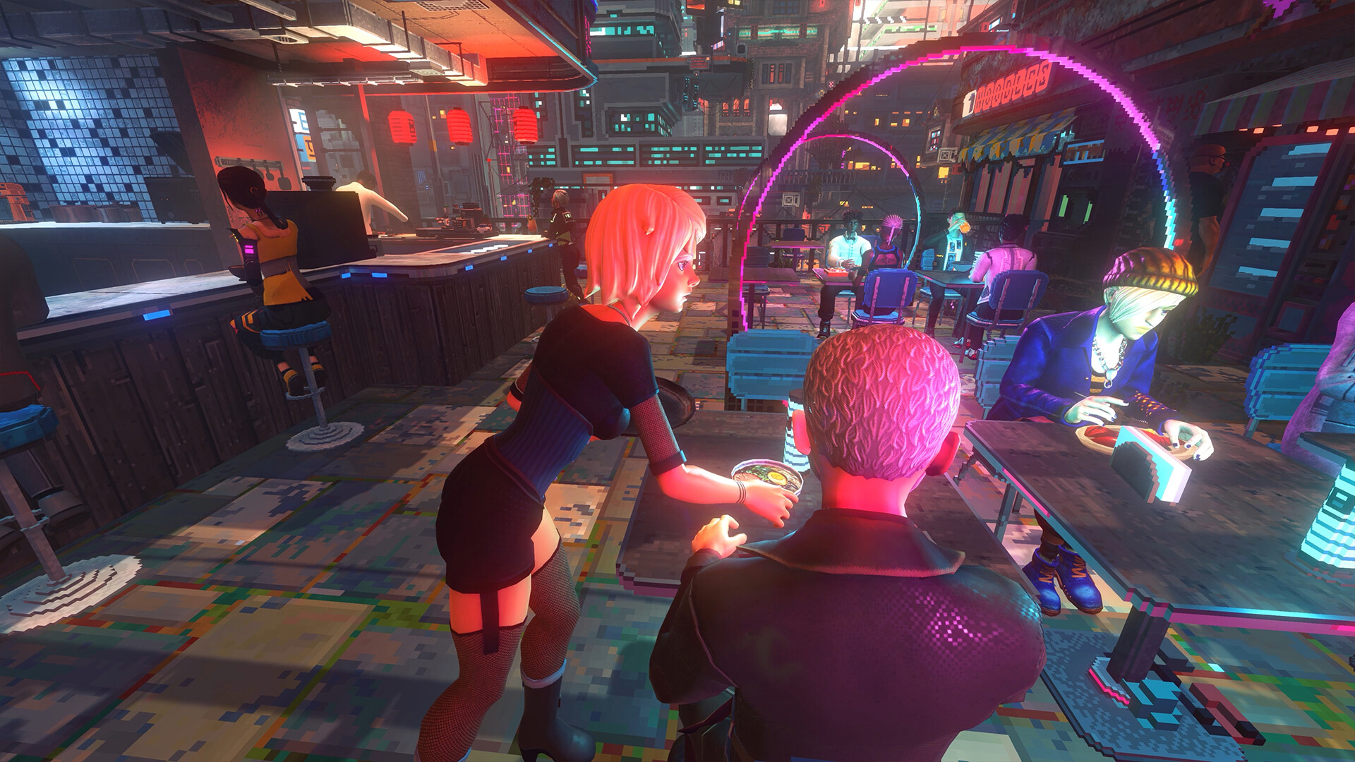 Nivalisの釣りシーン。ボートに乗って海に出る