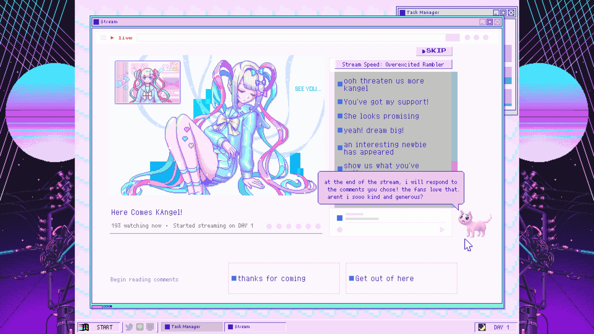 NEEDY STREAMER OVERLOAD アドベンチャー スクリーンショット2