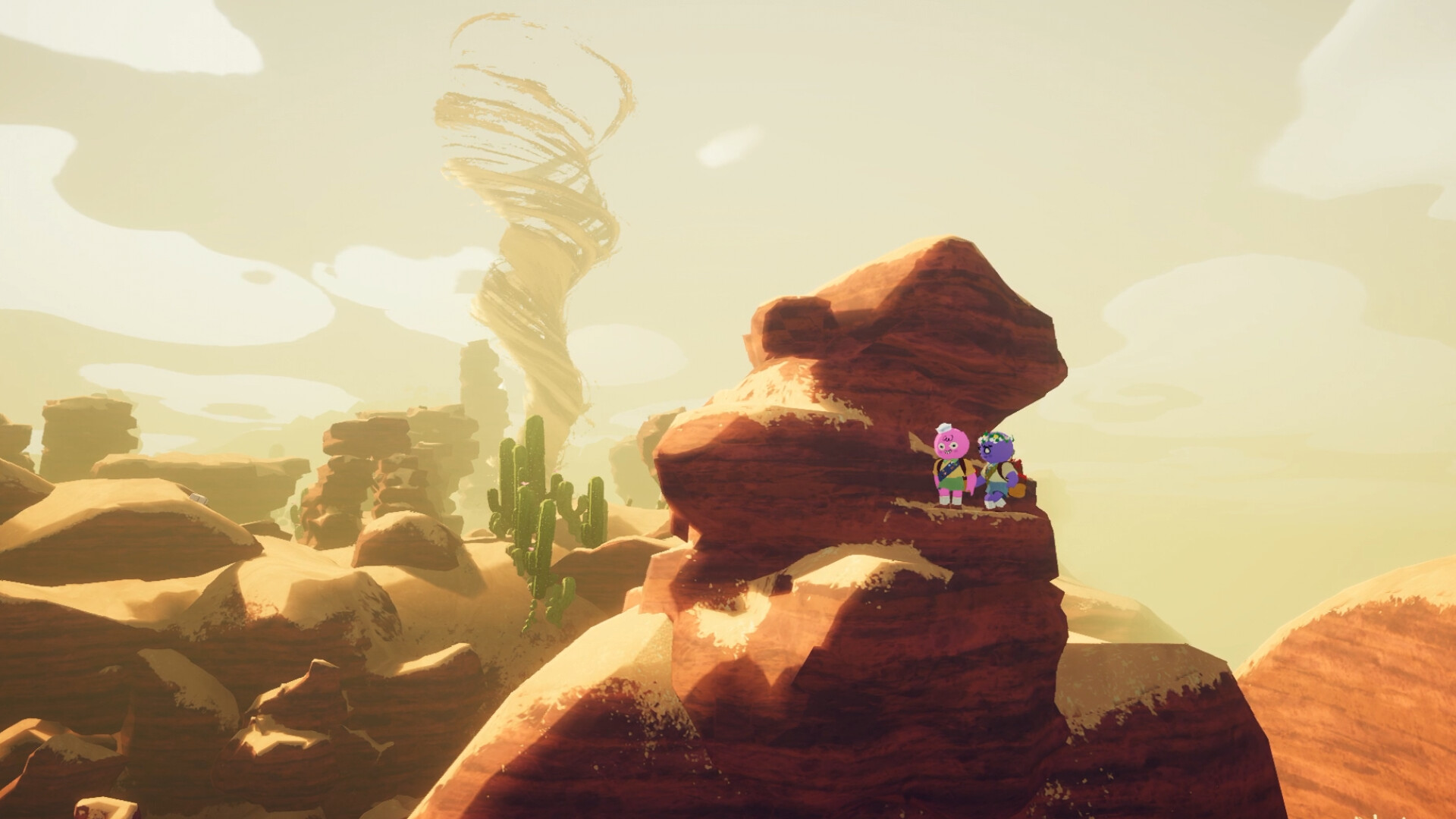 PEAK ゲーム内の雪山エリアのスクリーンショット