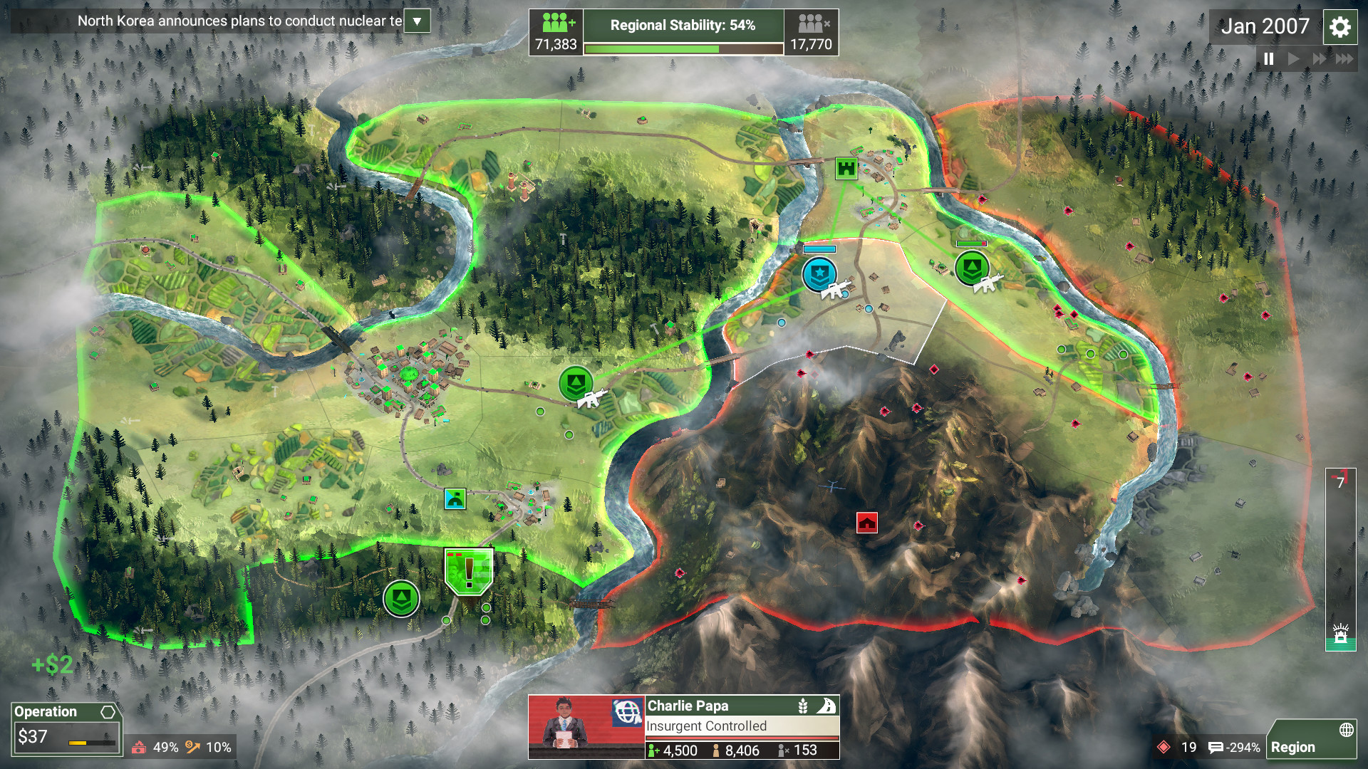 Rebel Inc: Escalation その他RPG スクリーンショット6