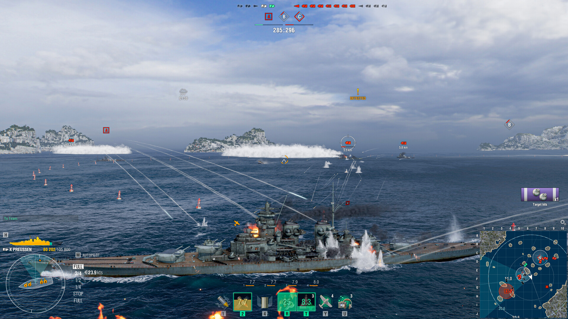 World of Warships MMORPG スクリーンショット2