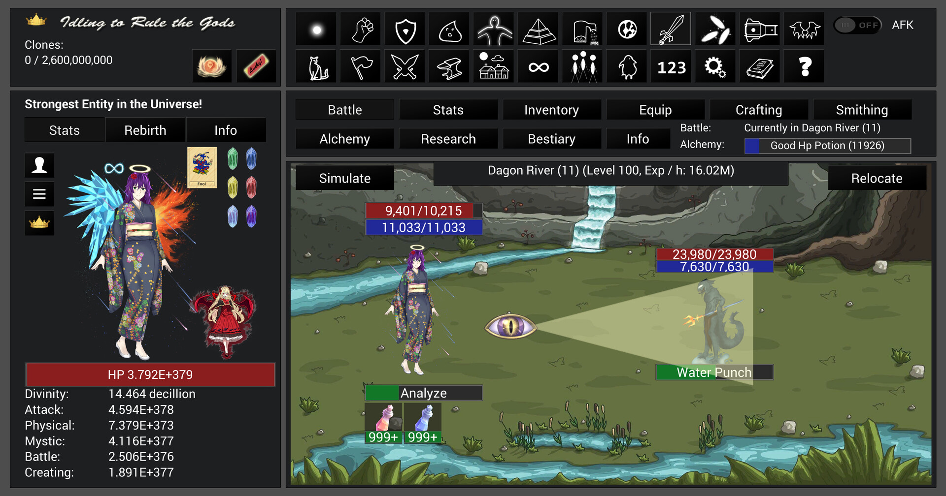 Idling to Rule the Gods その他RPG スクリーンショット2