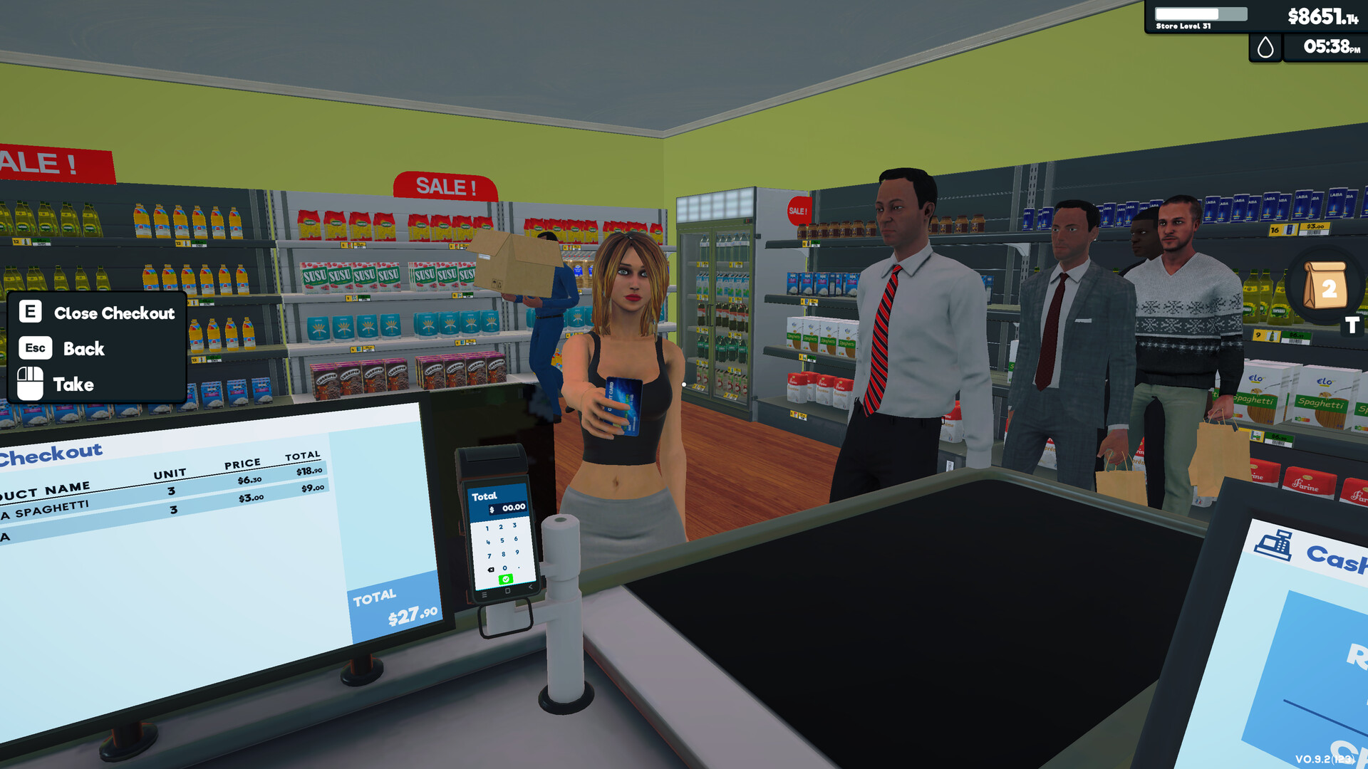 Supermarket Simulator サンドボックス・クラフト スクリーンショット1