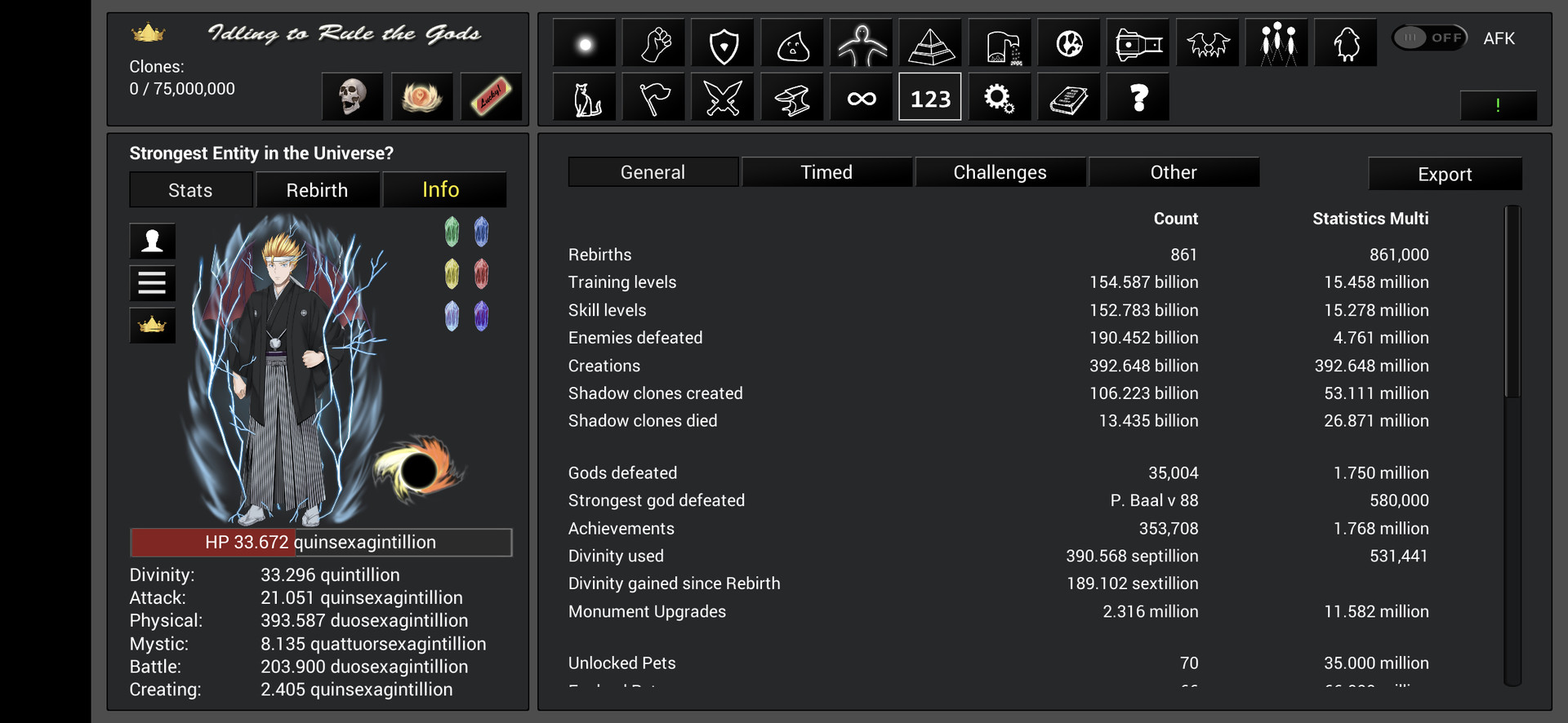 Idling to Rule the Gods その他RPG スクリーンショット5