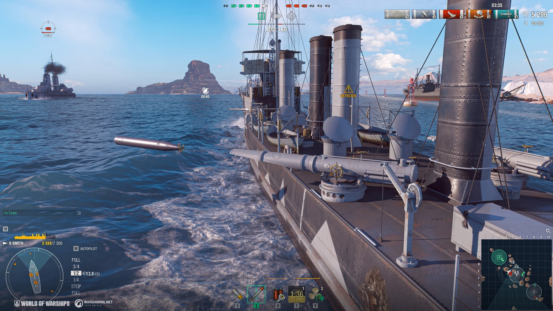 World of Warships MMORPG スクリーンショット4