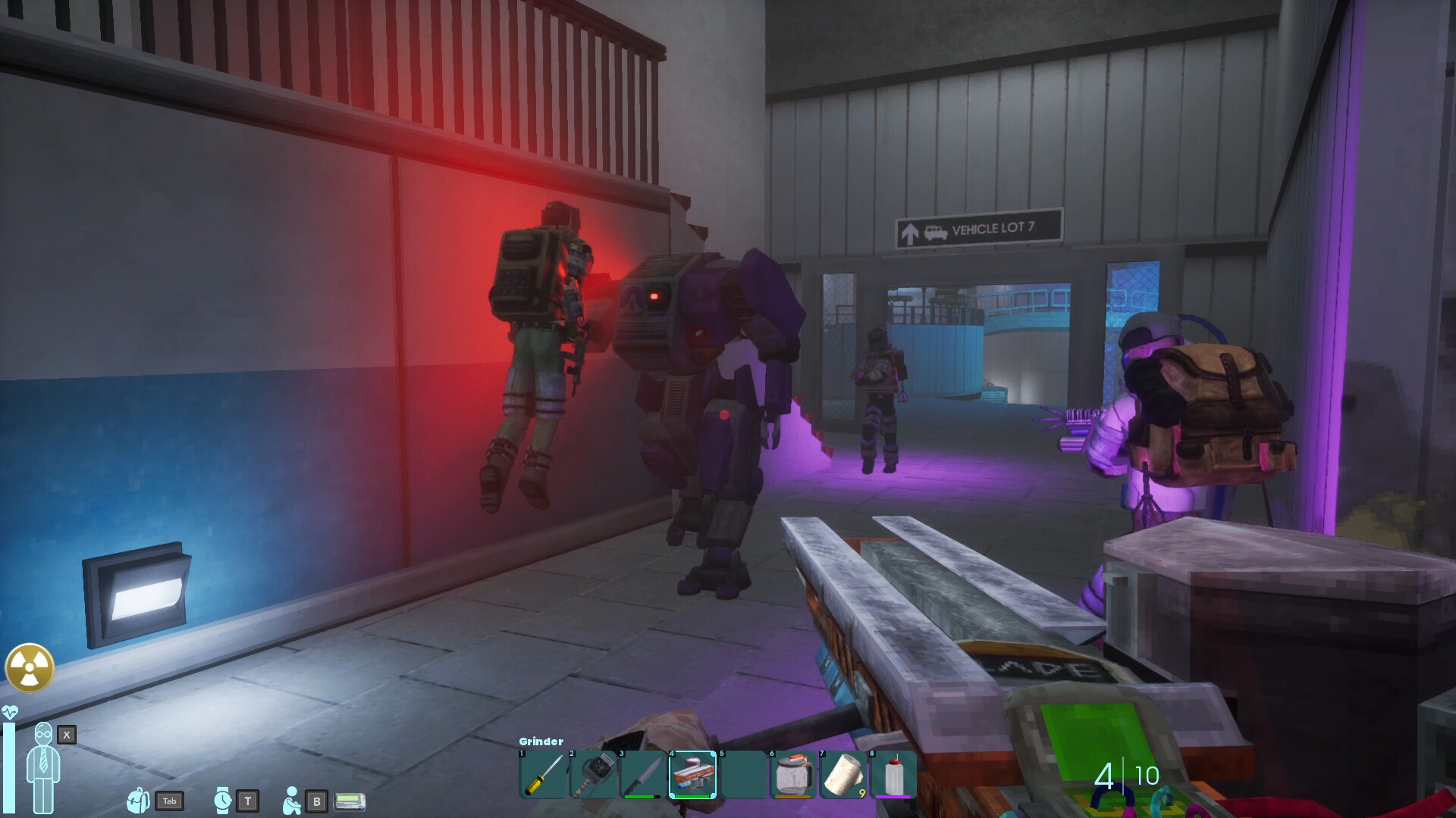 Abiotic Factor ゲーム画面 - 地下研究施設での探索